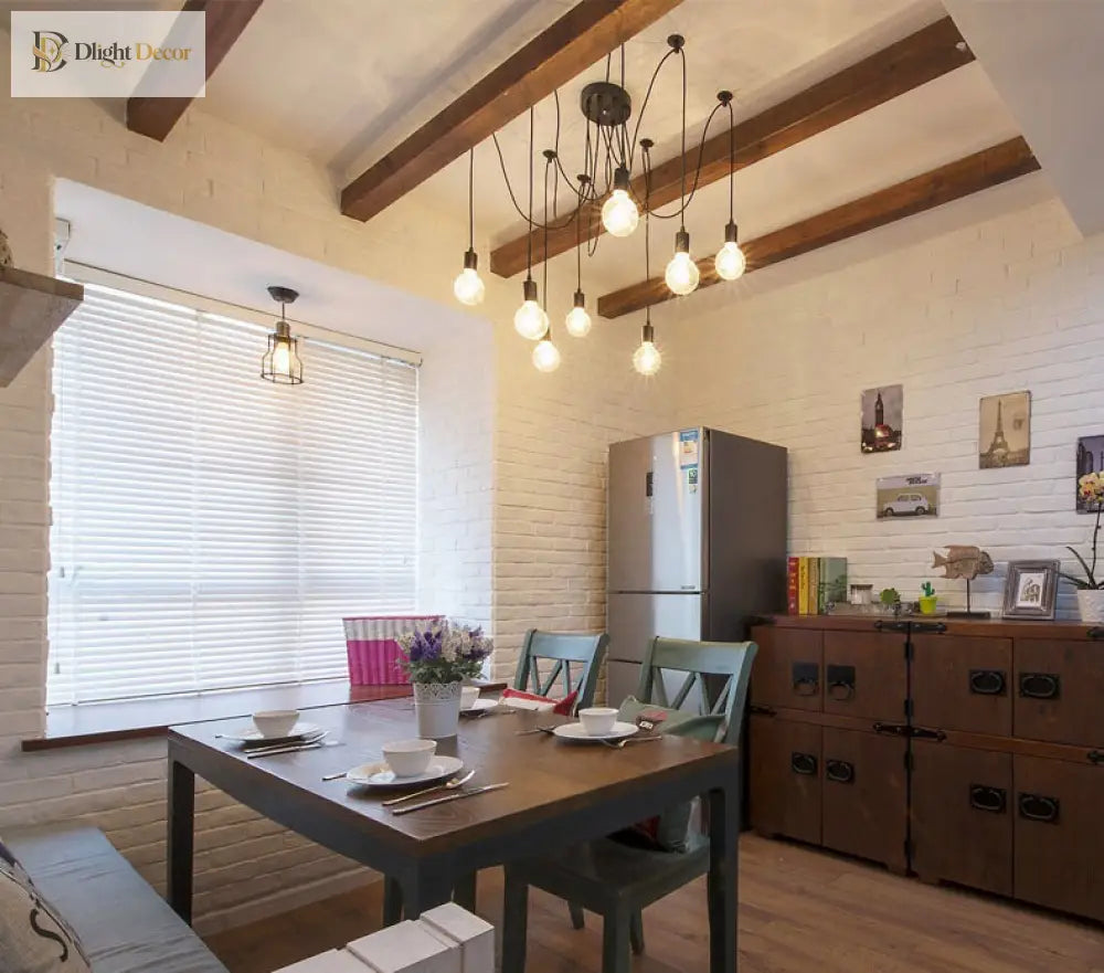 Emma LED Adjustable Chandelier | Dining Room Home Lighting