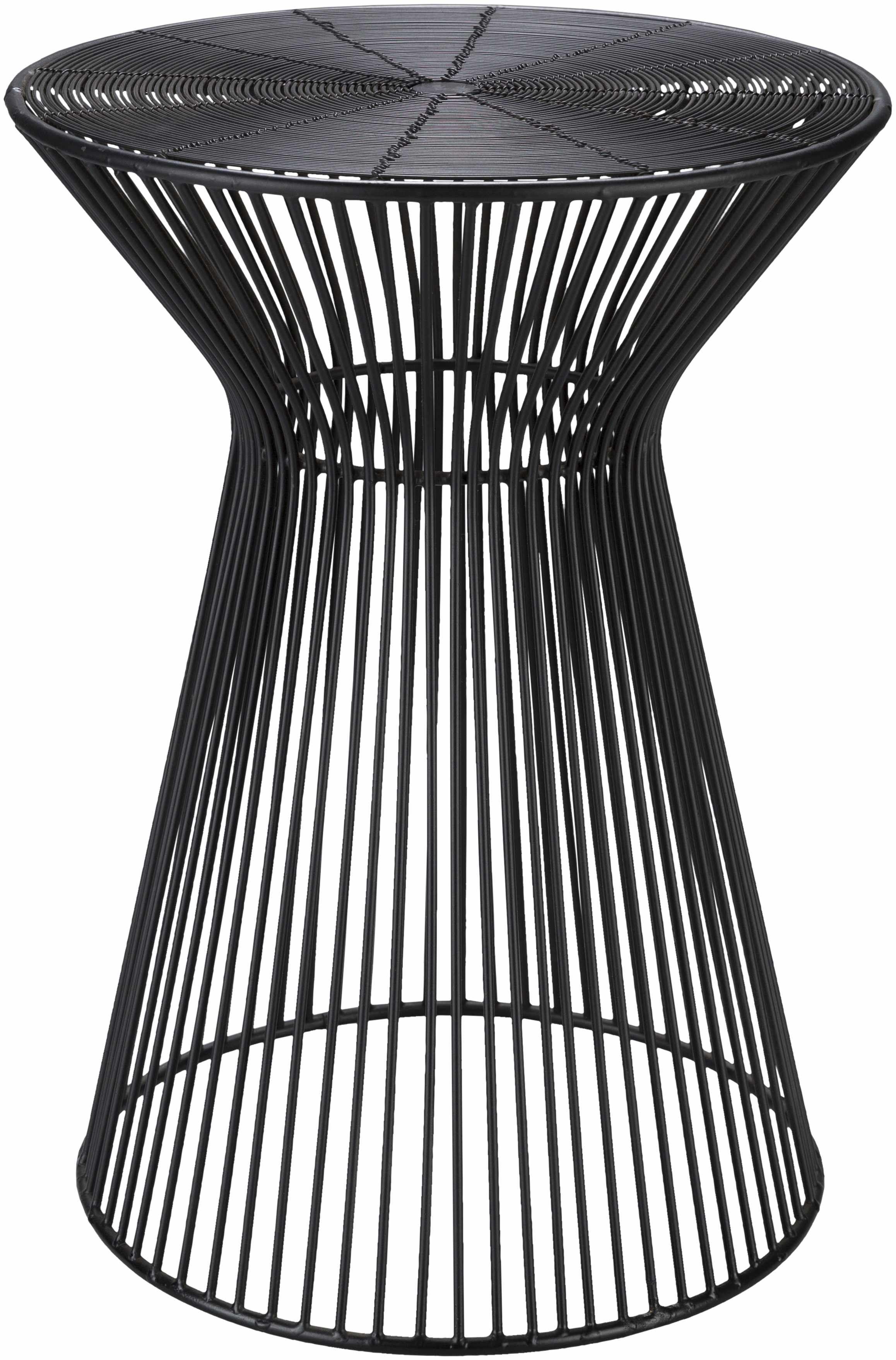 Ergani Black Metal End Table-0