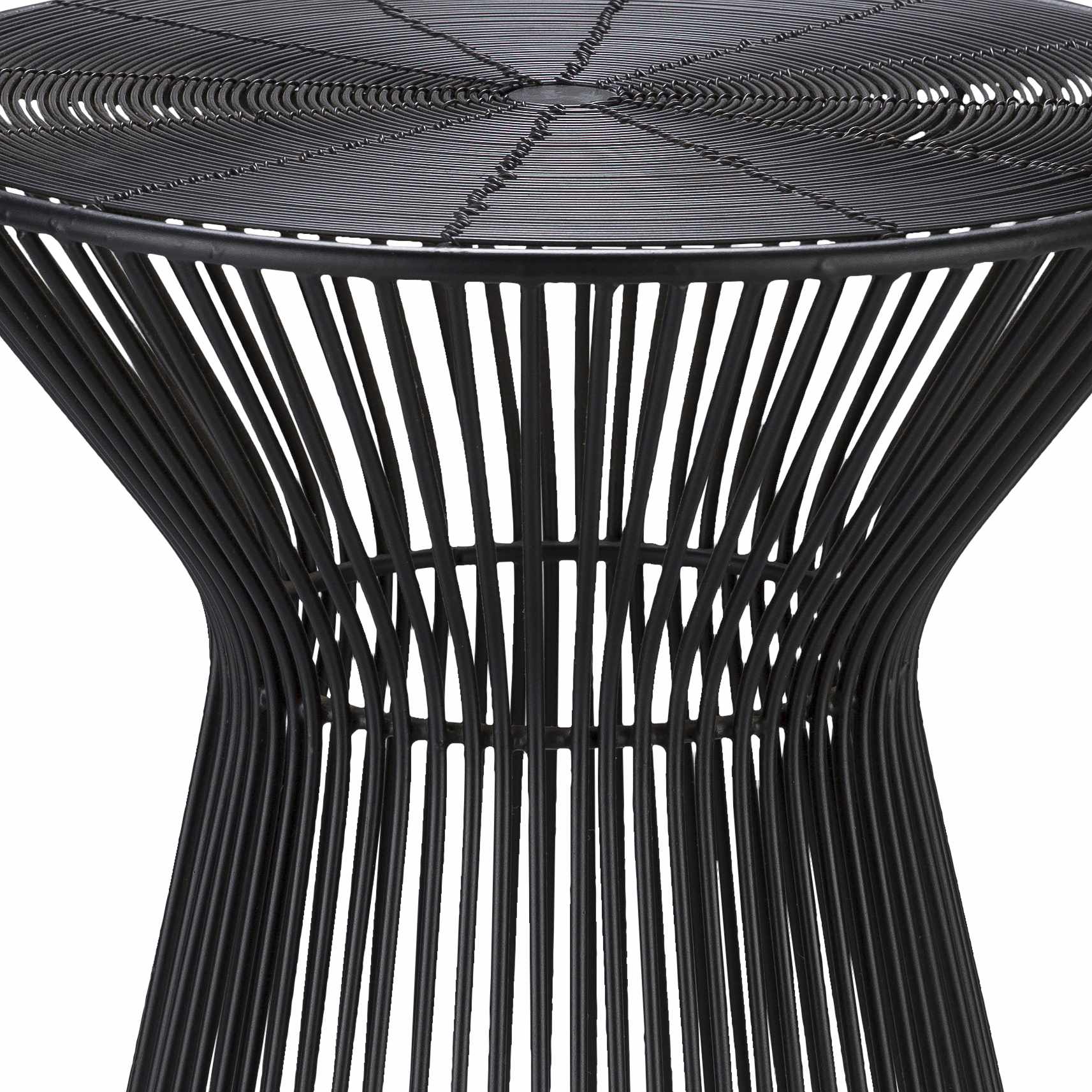 Ergani Black Metal End Table-3