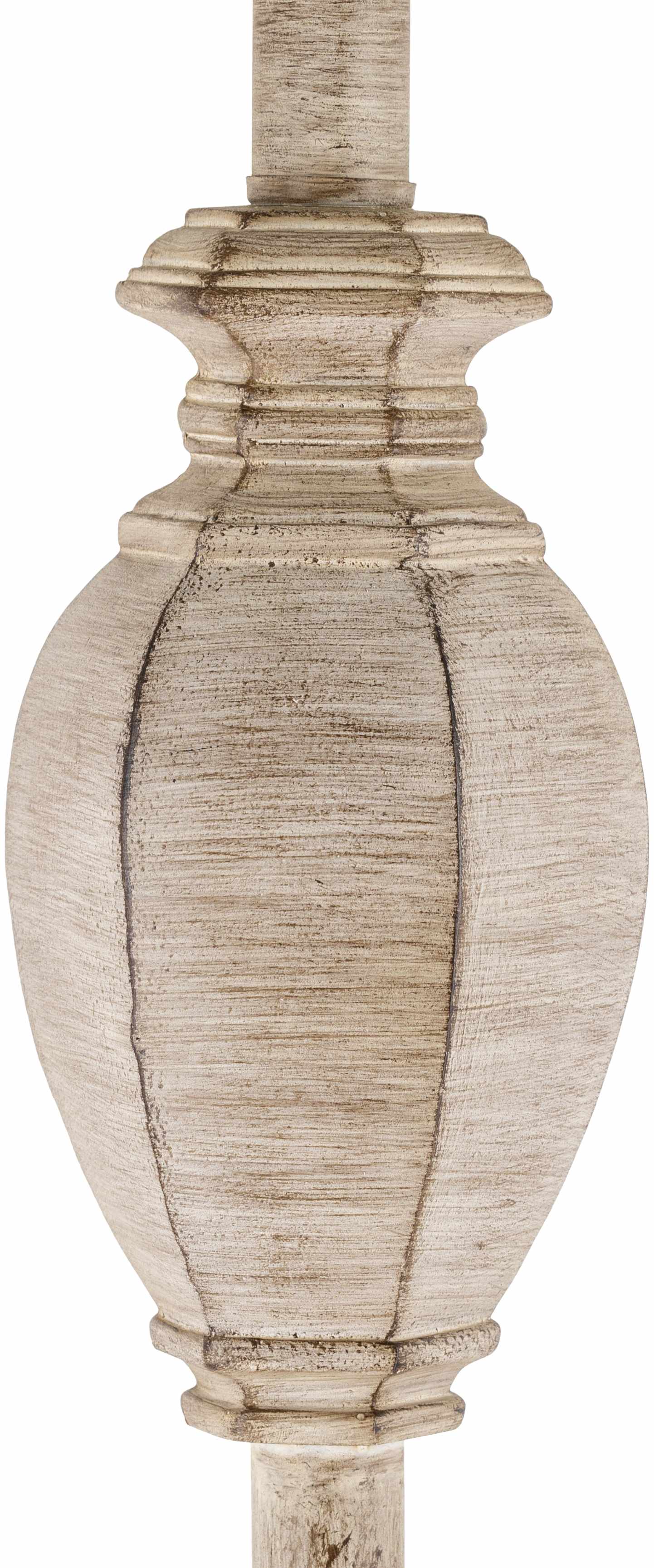 Esmeralda Resin Gray & Beige Floor Lamp-4