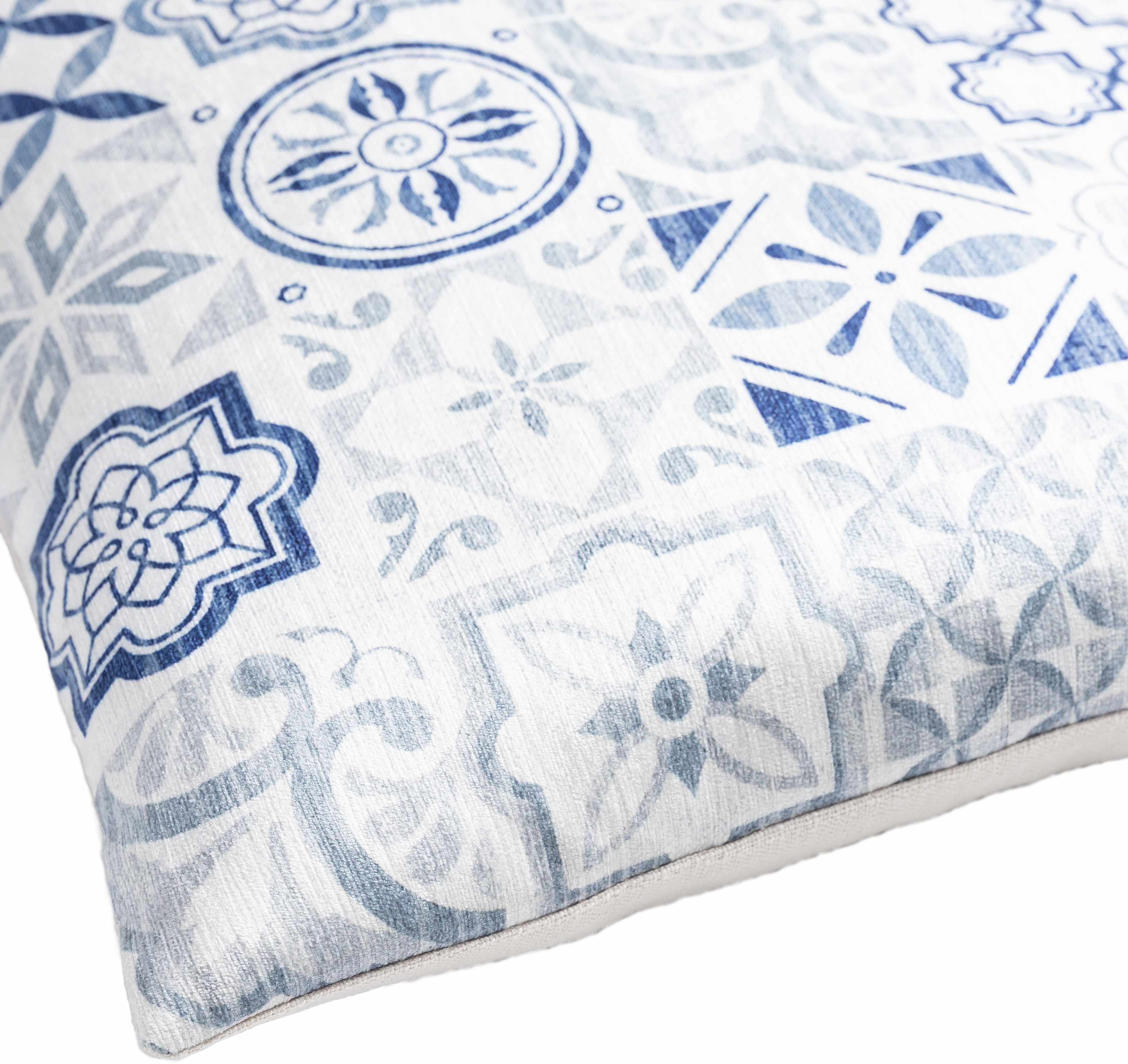 Etan Blue Mosaic Accent Pillow-1