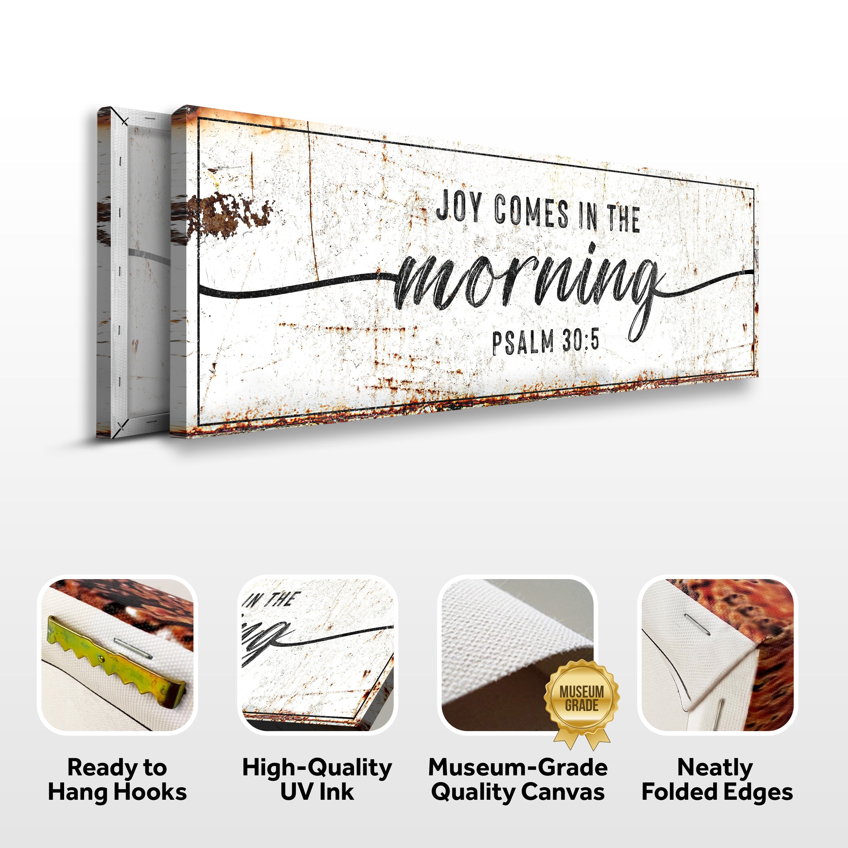 Joy Comes In The Morning Faith Sign