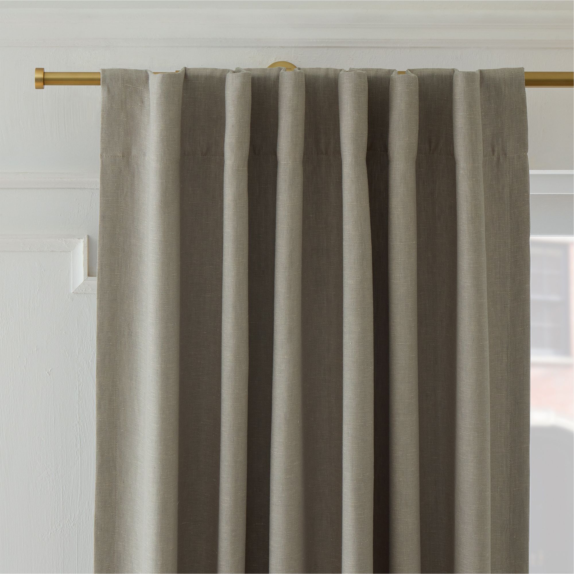 Organic Hemp Curtains - Blackout & Light Filtering | GOTS Certified | Single or Pair-2