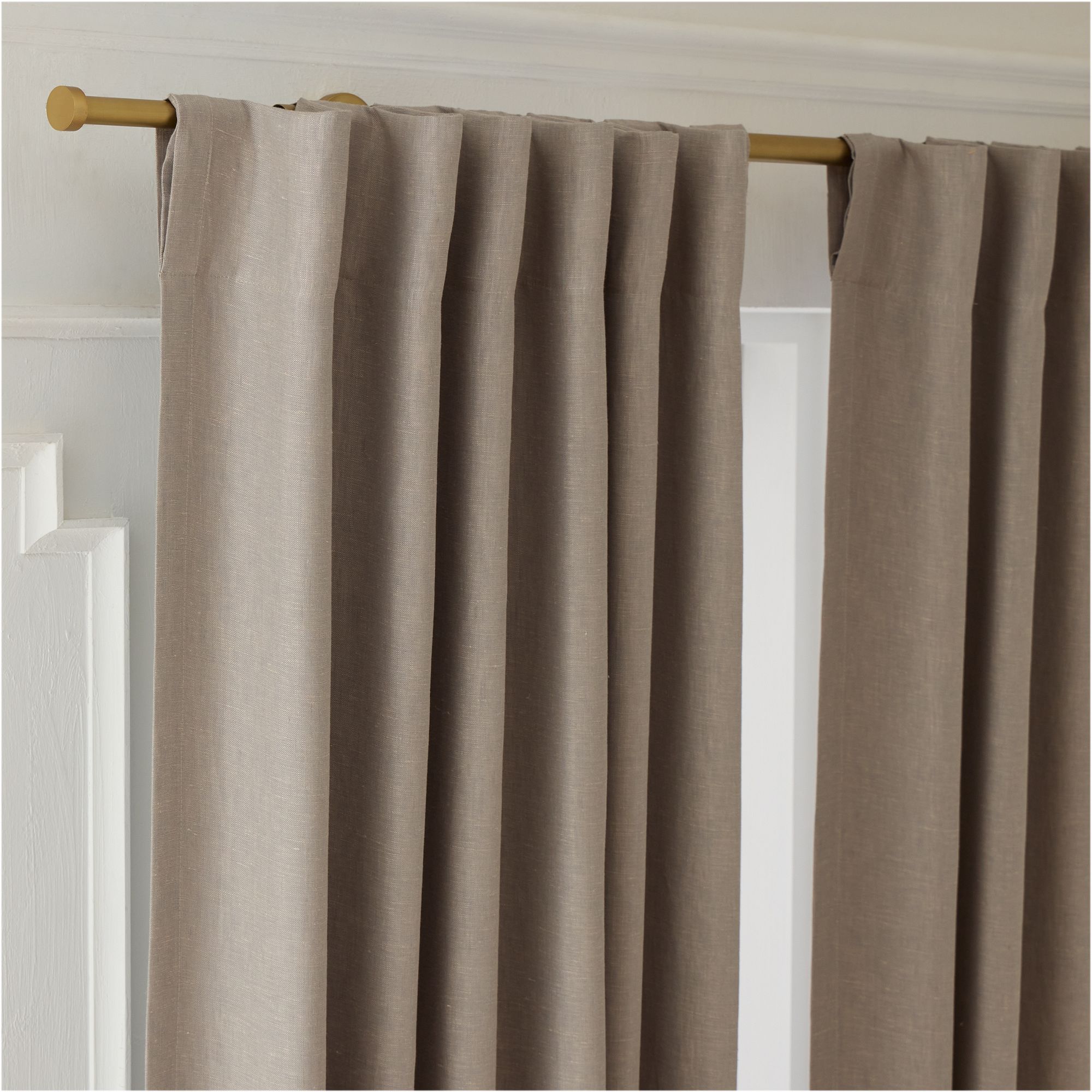 Organic Hemp Curtains - Blackout & Light Filtering | GOTS Certified | Single or Pair-0