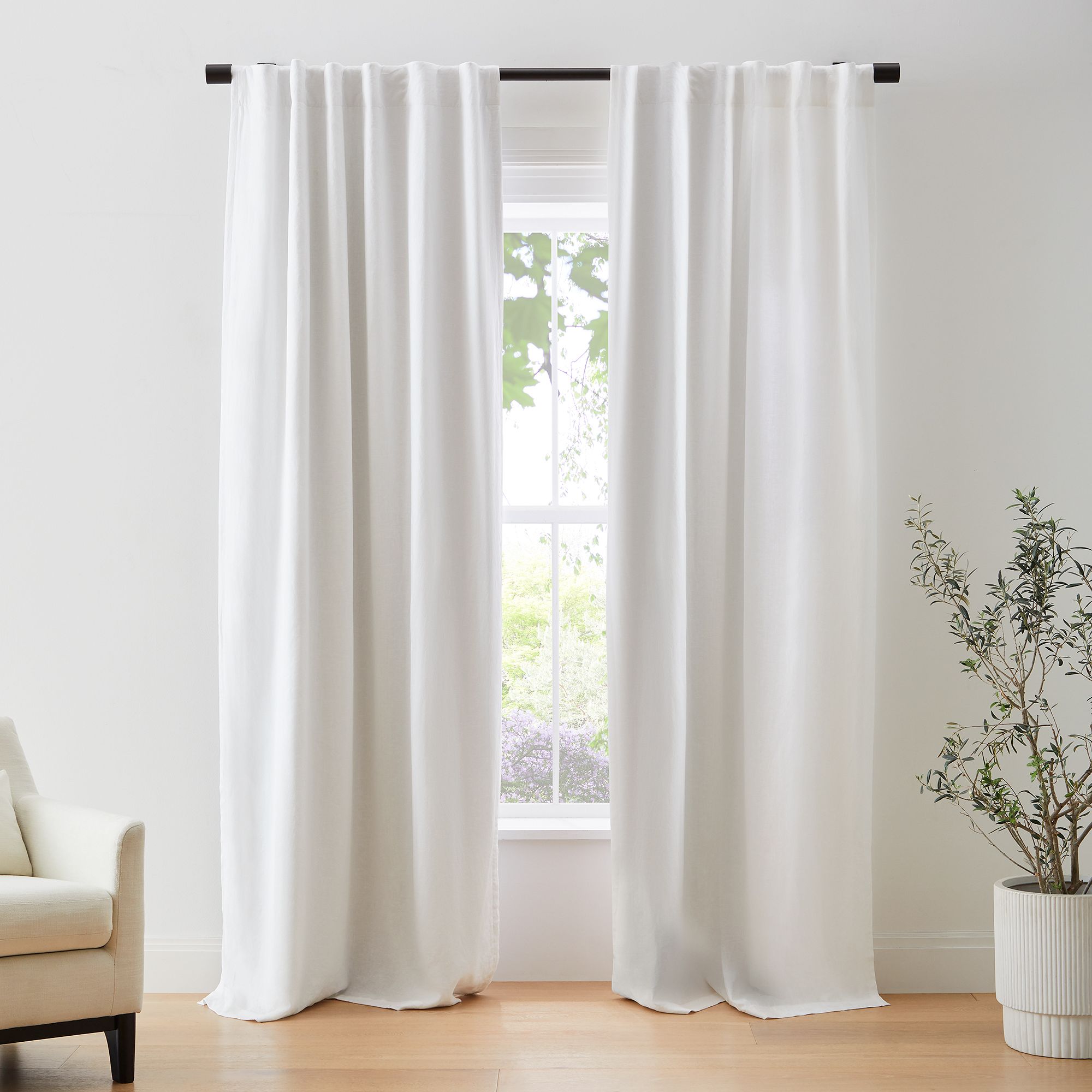 Organic Hemp Curtains - Blackout & Light Filtering | GOTS Certified | Single or Pair-3