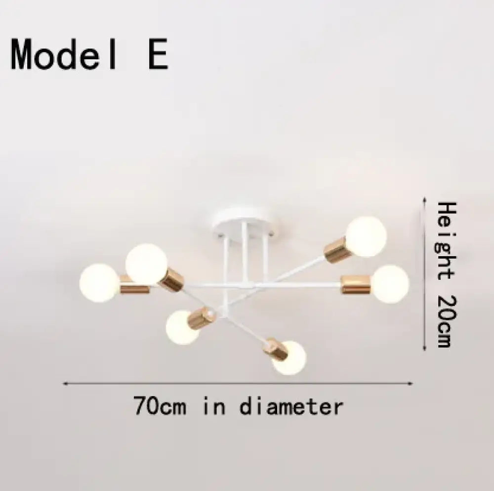 Eva Gold Ceiling Light | Modern Interior Home Lighting