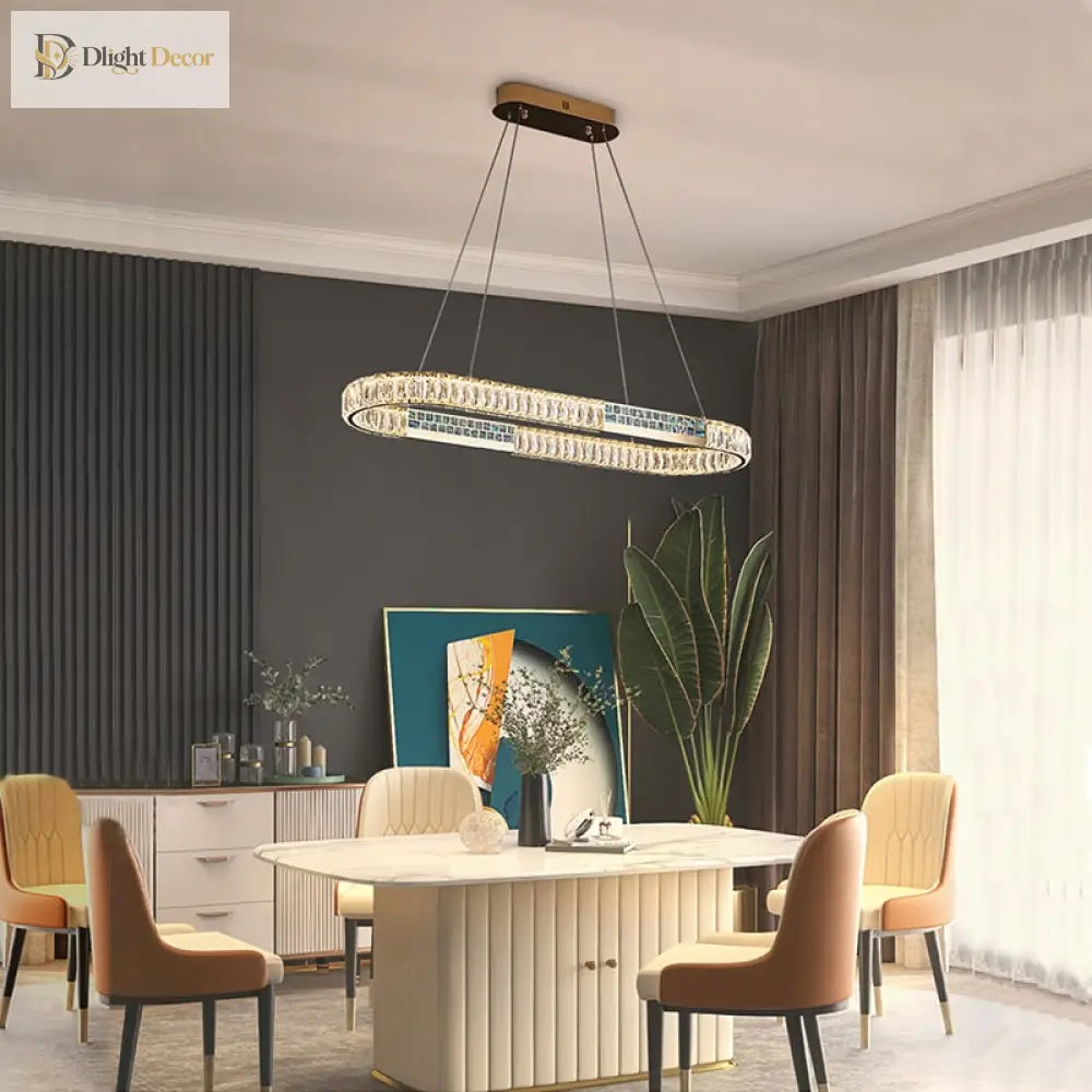 Evelyn Chandelier | Modern Dining Room Home Lighting
