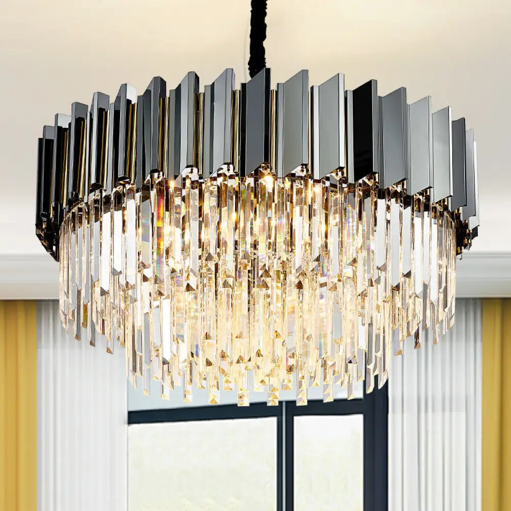 Evelyn Modern Crystal Chandelier | Dining Room Lighting