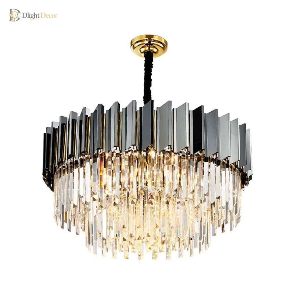 Evelyn Modern Crystal Chandelier | Dining Room Lighting