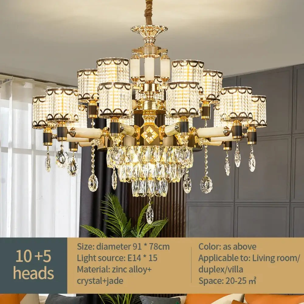 Exquisite Crystal Chandelier | Dining & Kitchen Lighting