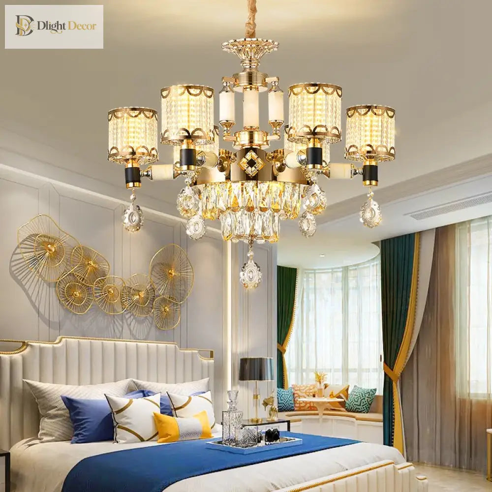 Exquisite Crystal Chandelier | Dining & Kitchen Lighting