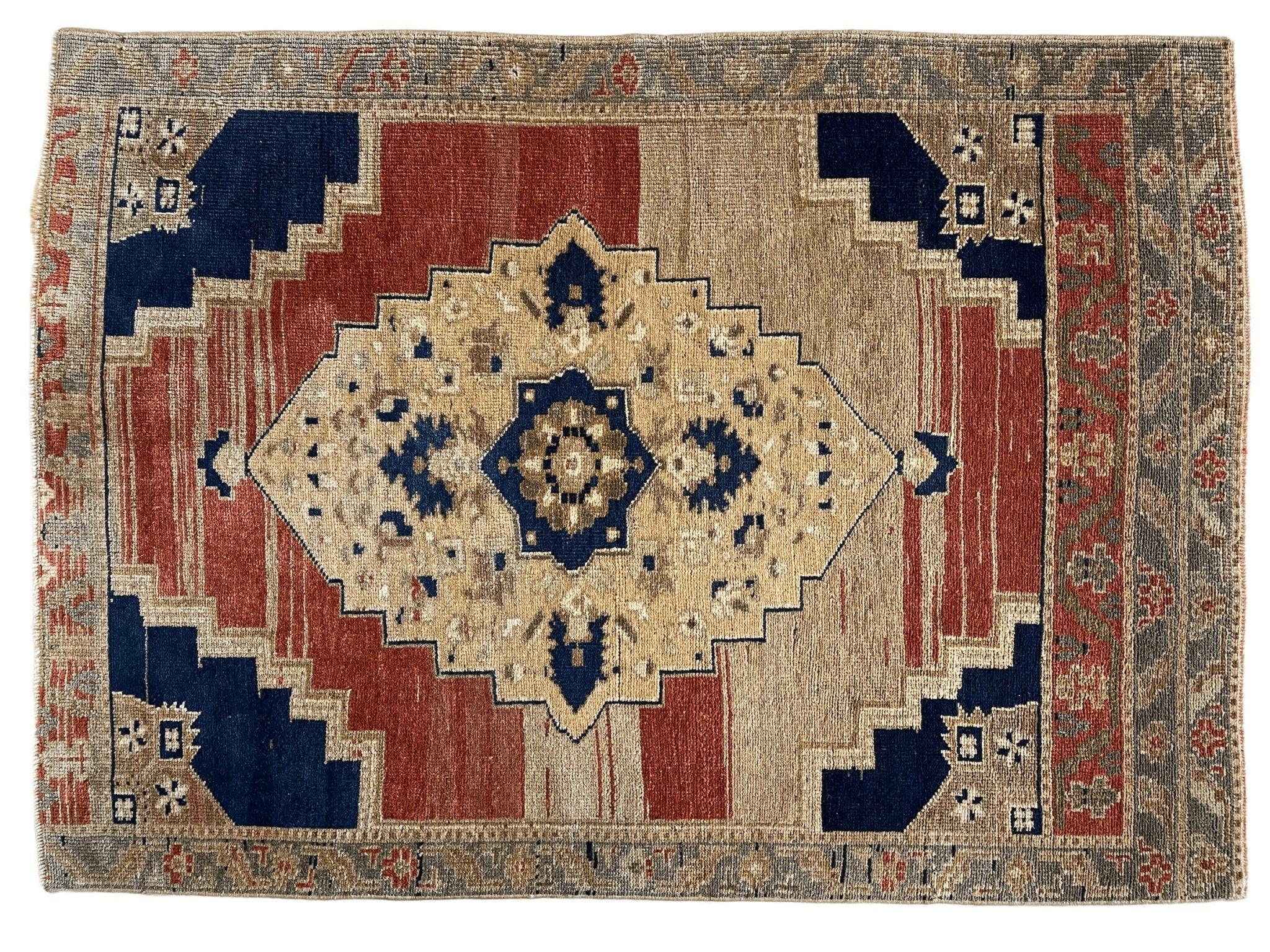 Exquisite handmade oushak rug 3'7''x5'