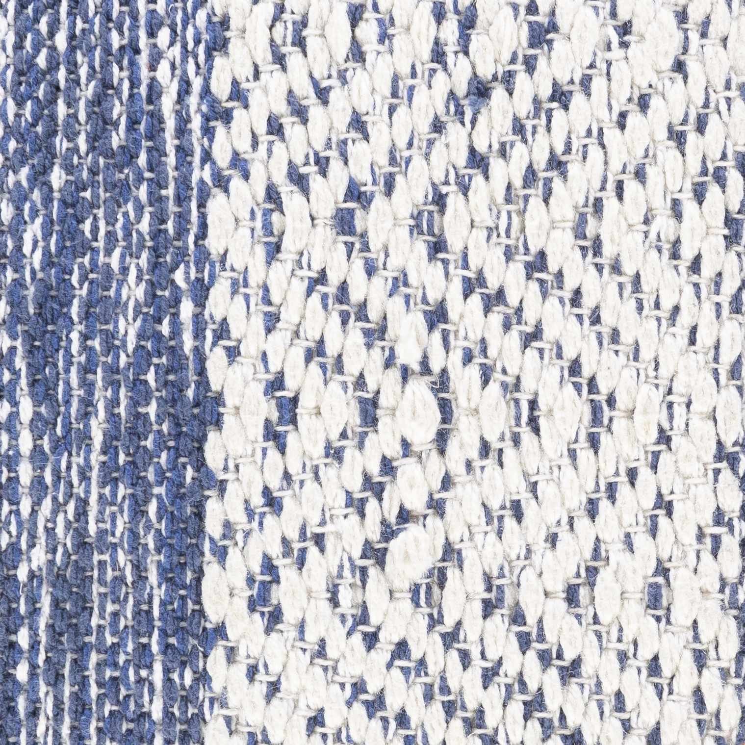 Eynesil Blue & White Chevron Accent Pillow-3