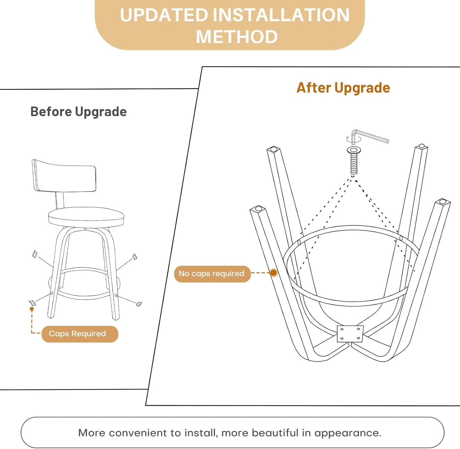29 Inch Counter Height Black Faux Leather Swivel Bar Stools With Back Set Of 3