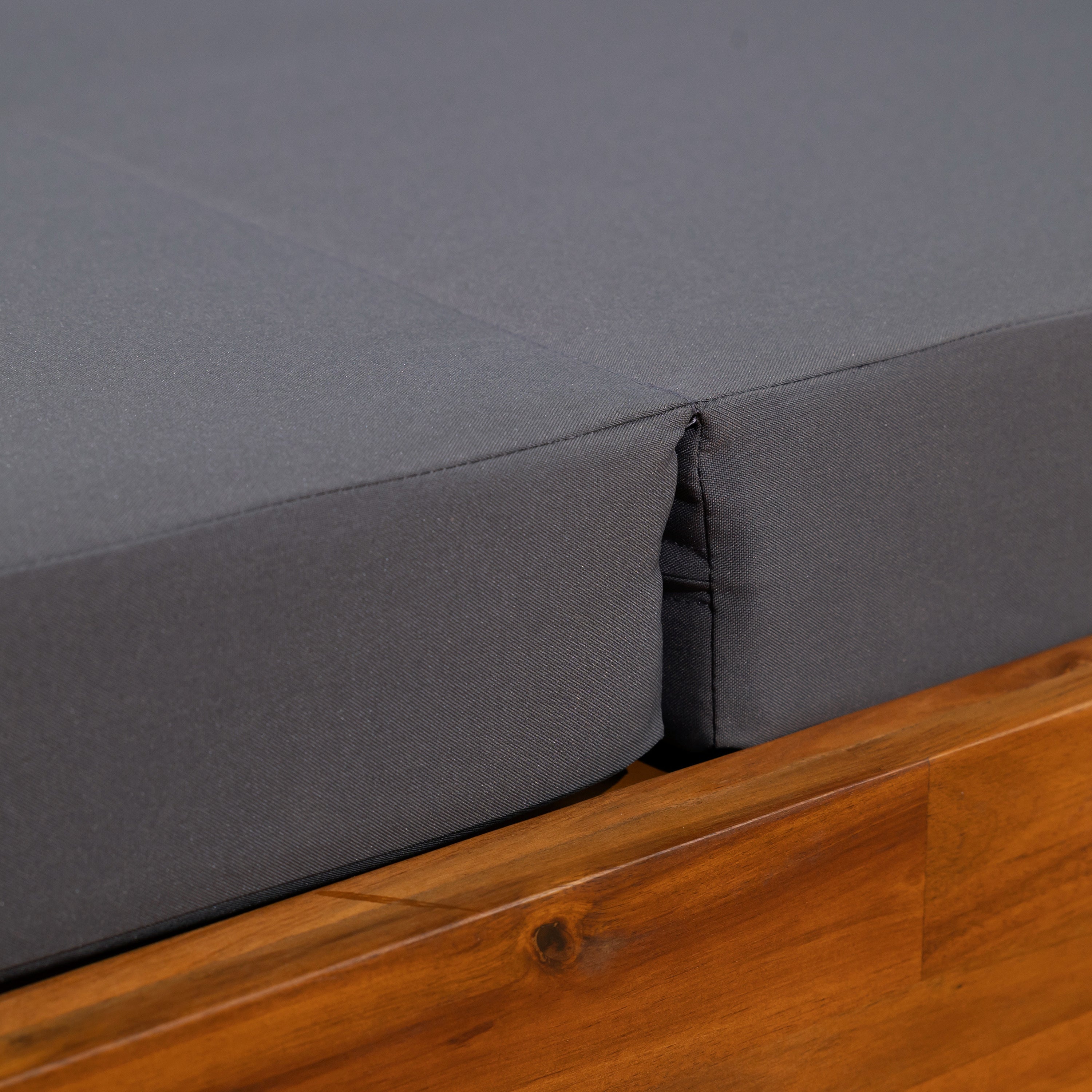 Gray Broadway Ian Chaise Lounge Cushion (Triple Folds)