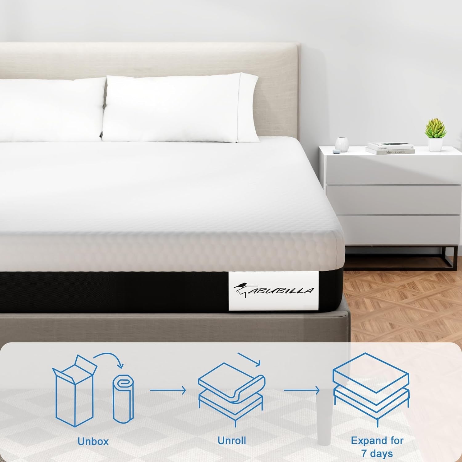 Queen Memory Foam Mattress Certipur US Certified Quality