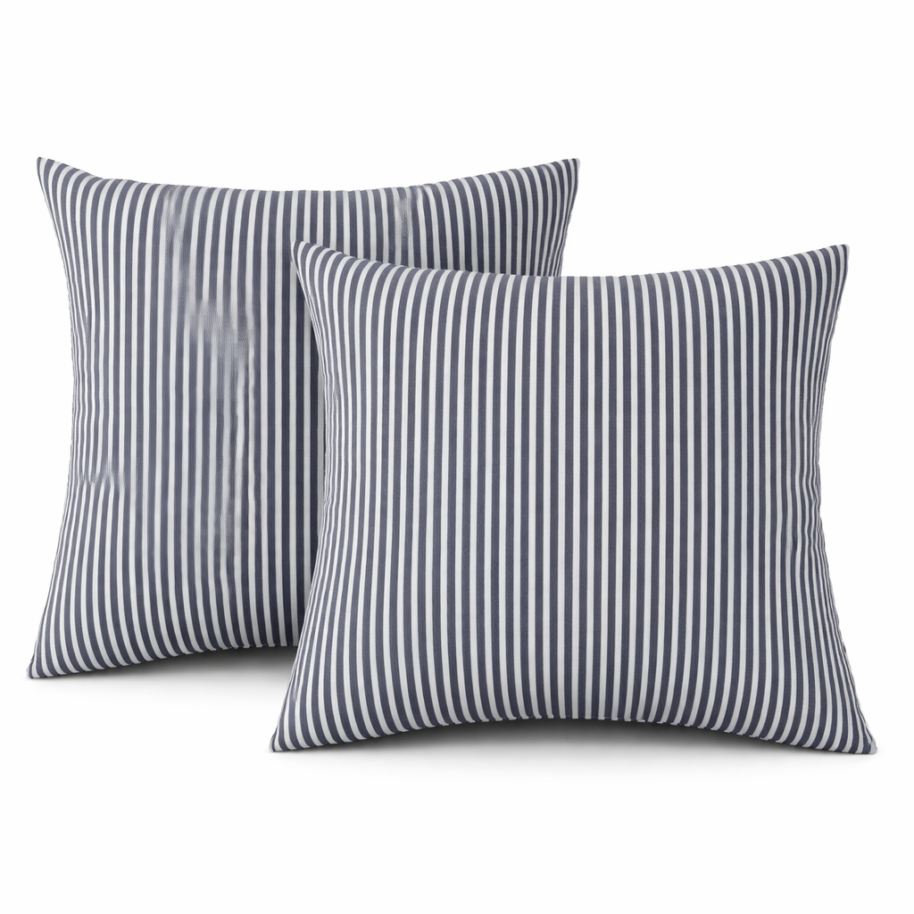 2 Pack Outdoor Throw Pillows, Waterproof & Fade-Resistant Patio Cushions
