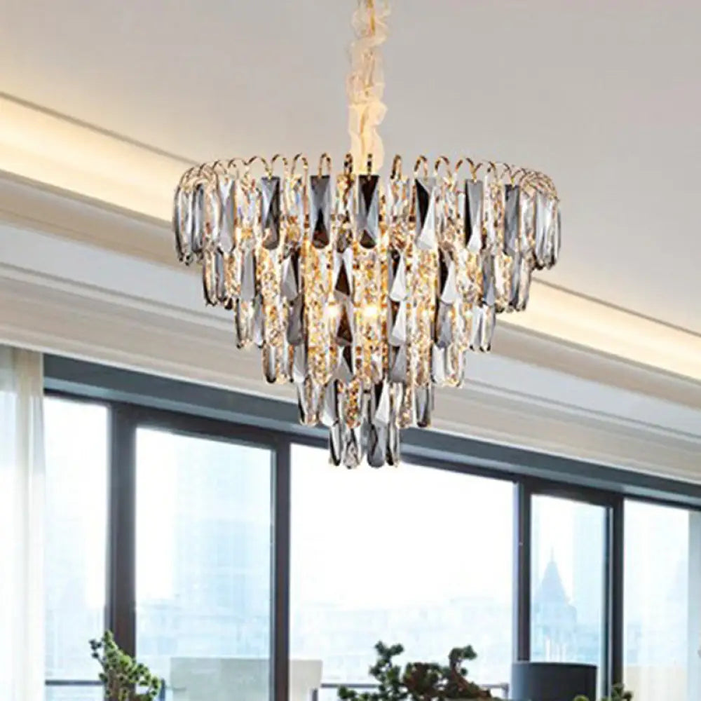 Faith Modern Crystal Chandelier | Dining Room Lighting