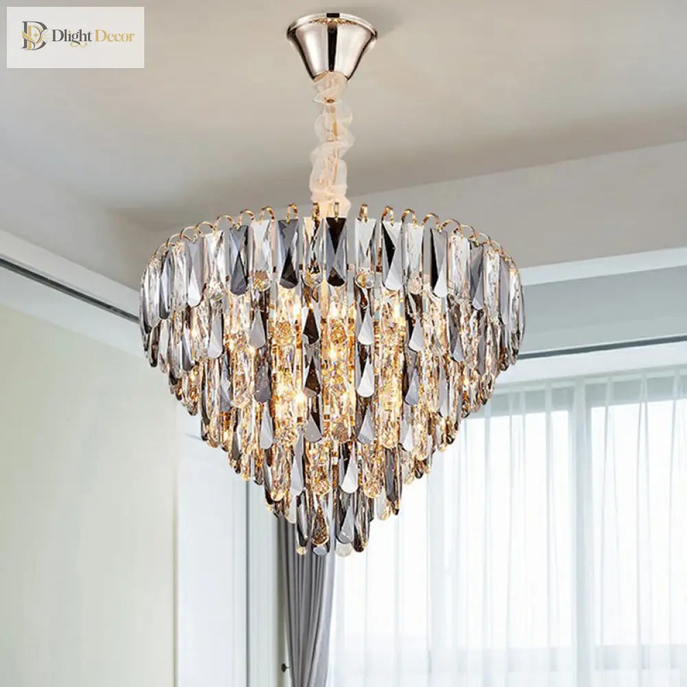 Faith Modern Crystal Chandelier | Dining Room Lighting