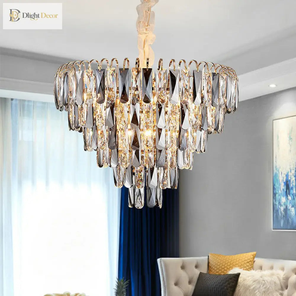 Faith Modern Crystal Chandelier | Dining Room Lighting