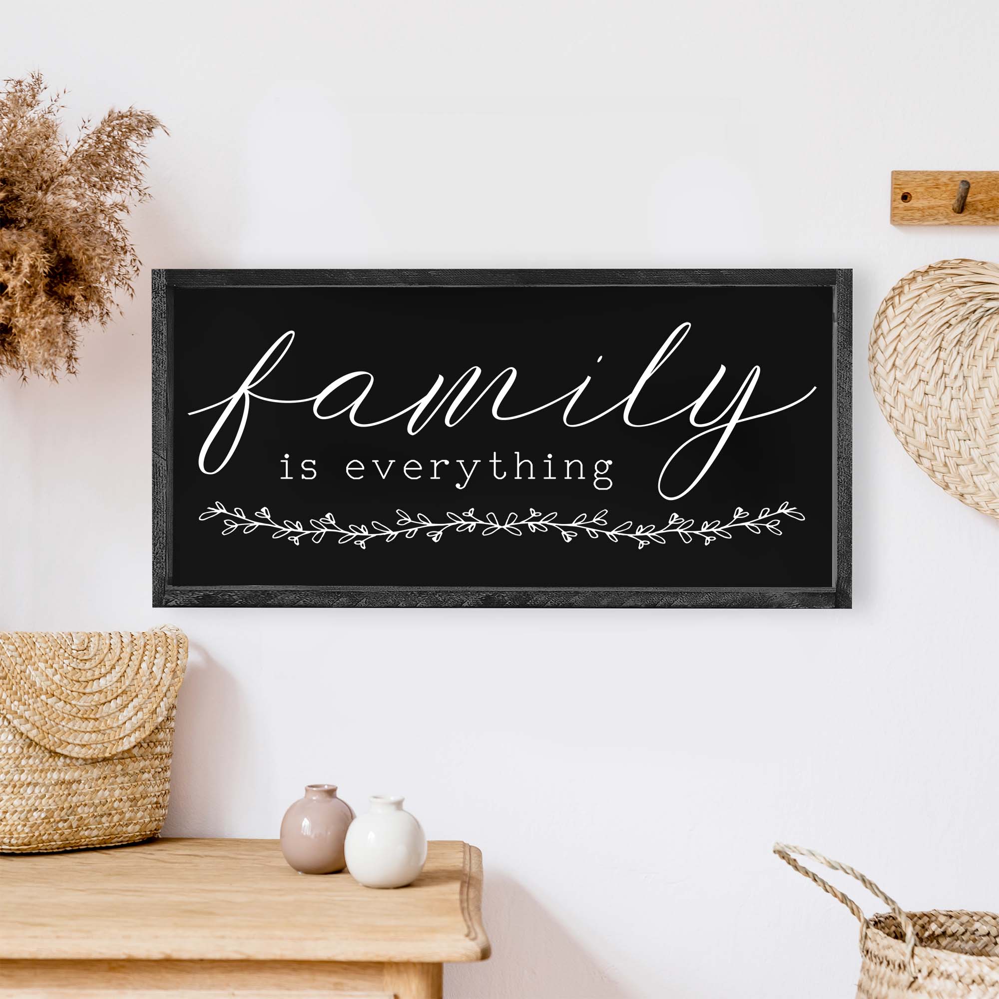 Family Is Everything Wood Sign-7