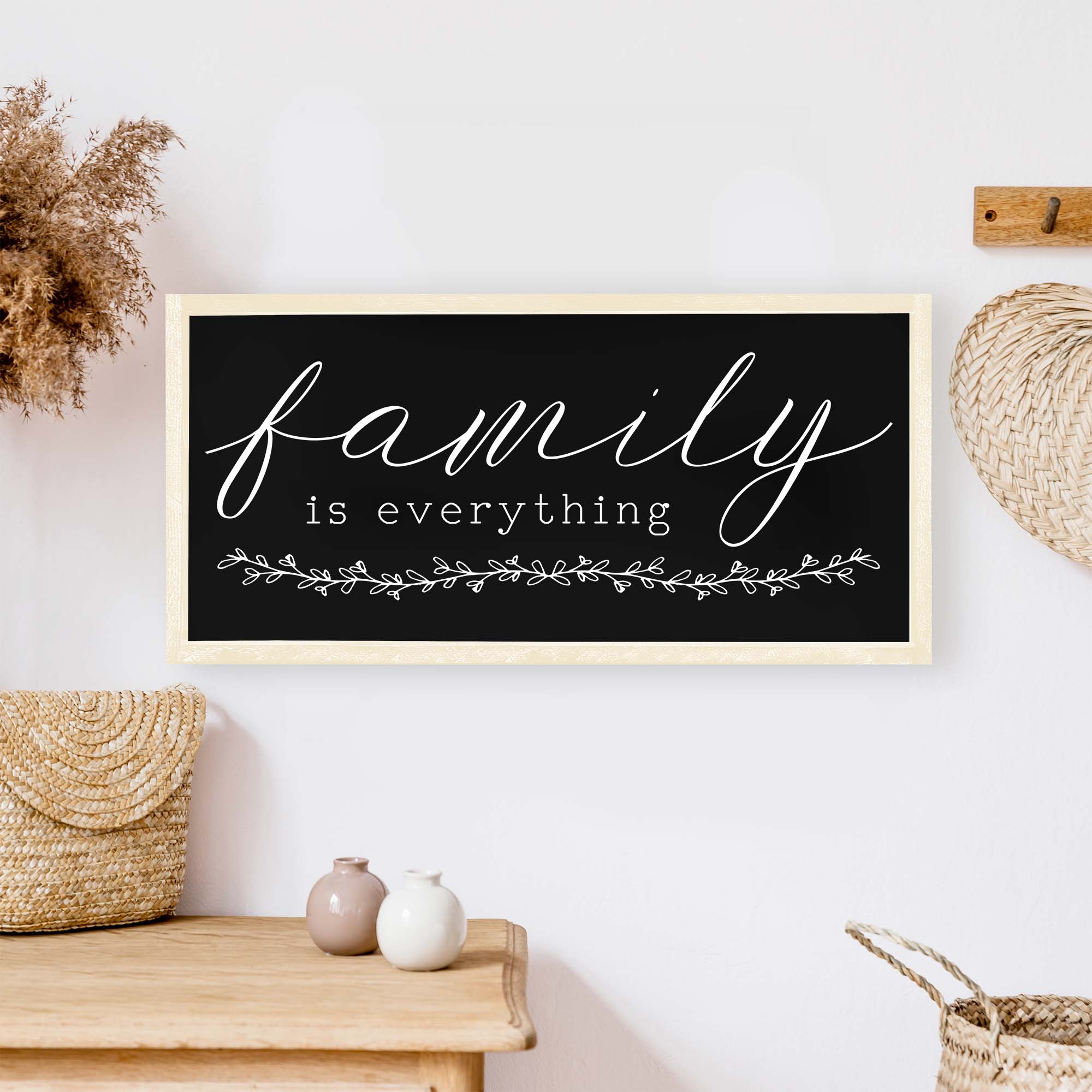 Family Is Everything Wood Sign-10