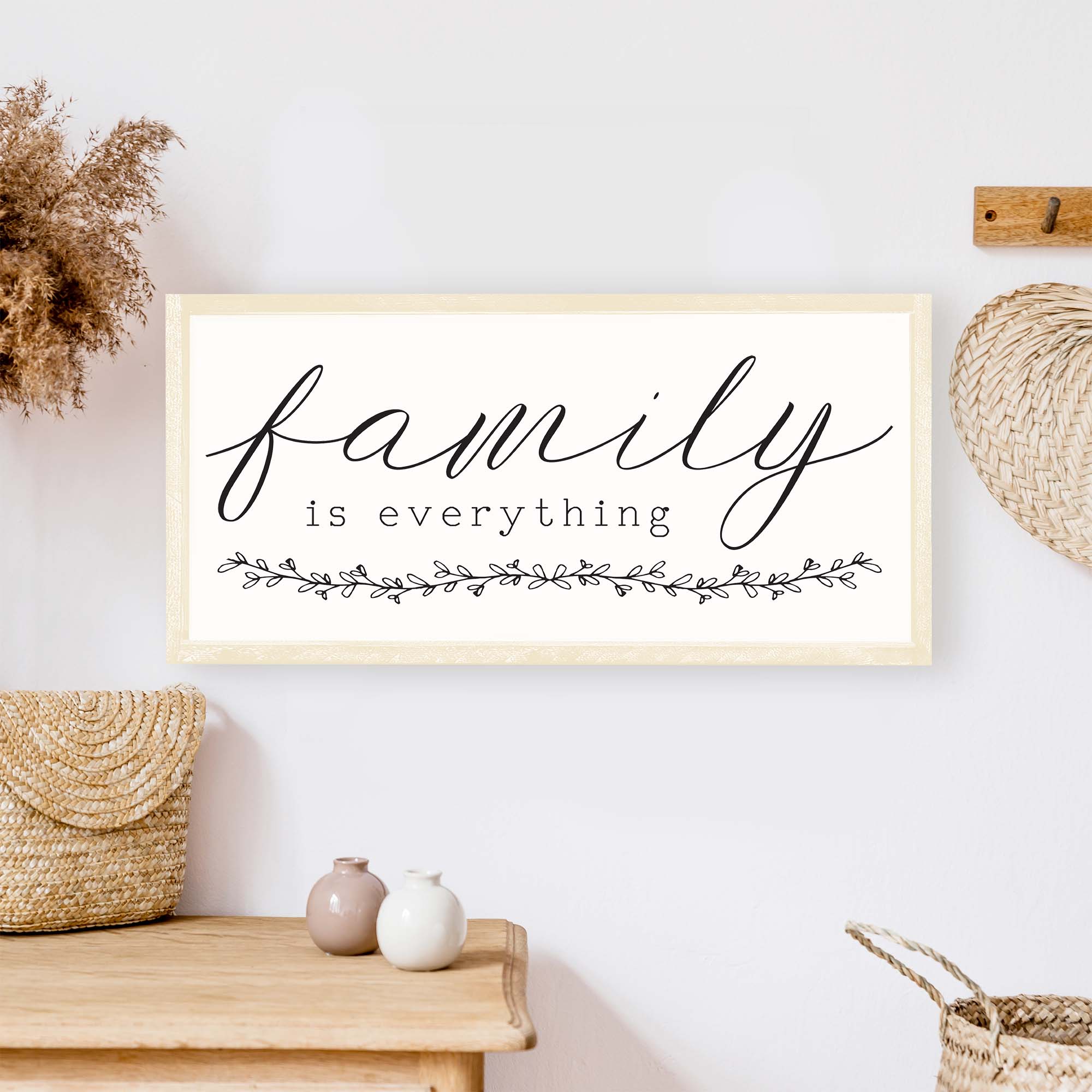 Family Is Everything Wood Sign-8