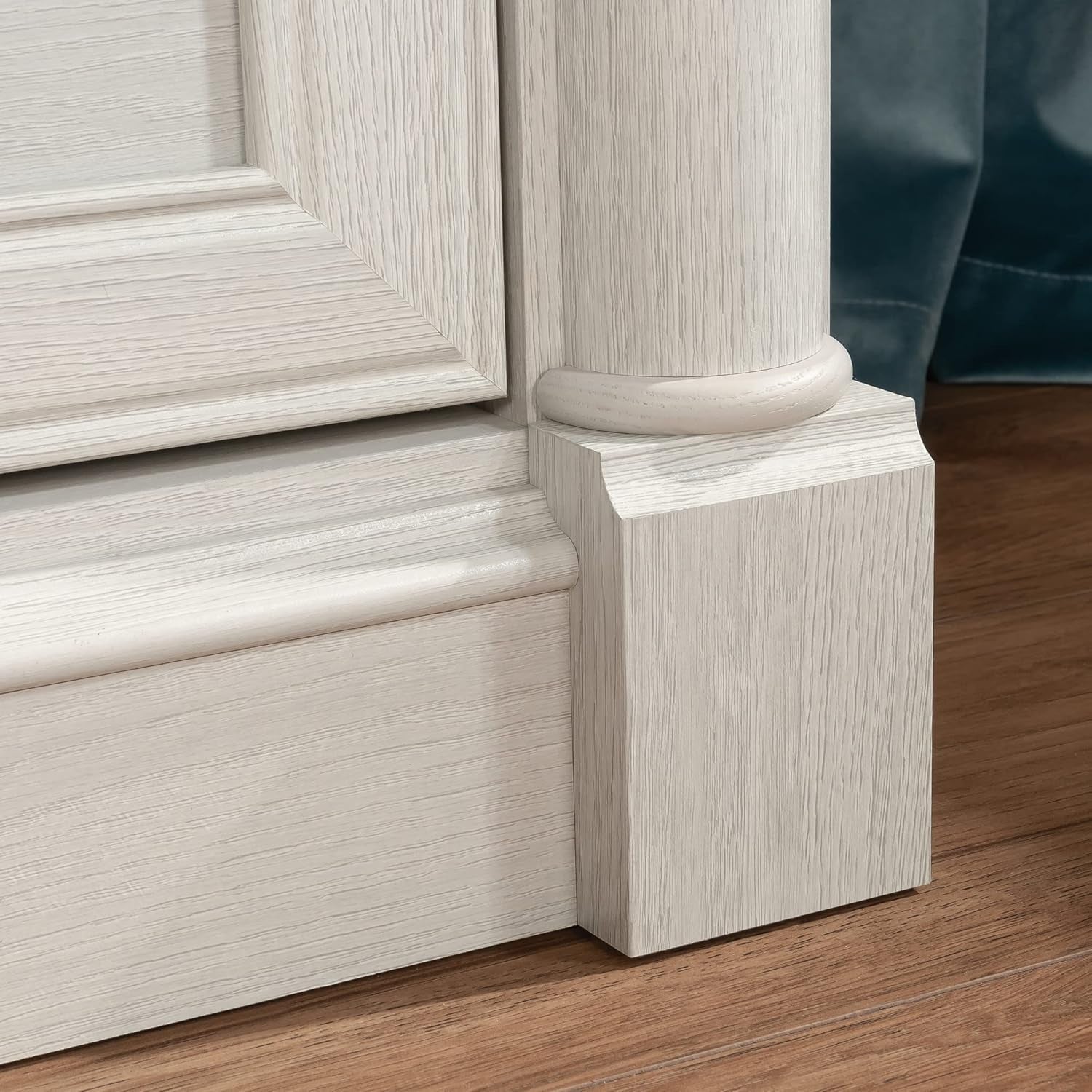 Two Drawer File Cabinet In Glacier Oak With Interlocking Drawers