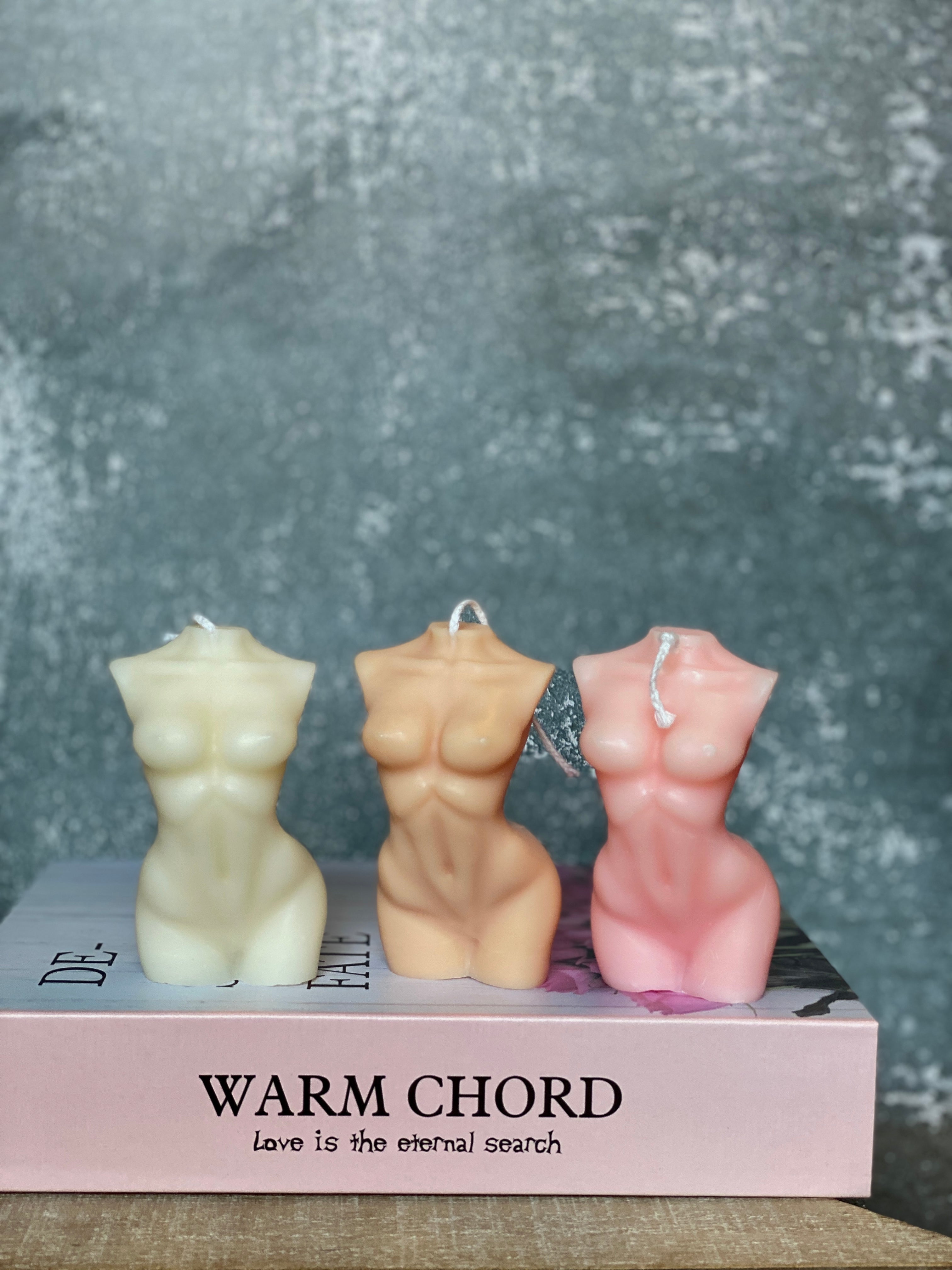 Female Body Sculpture Soy Wax Scented Candle-0