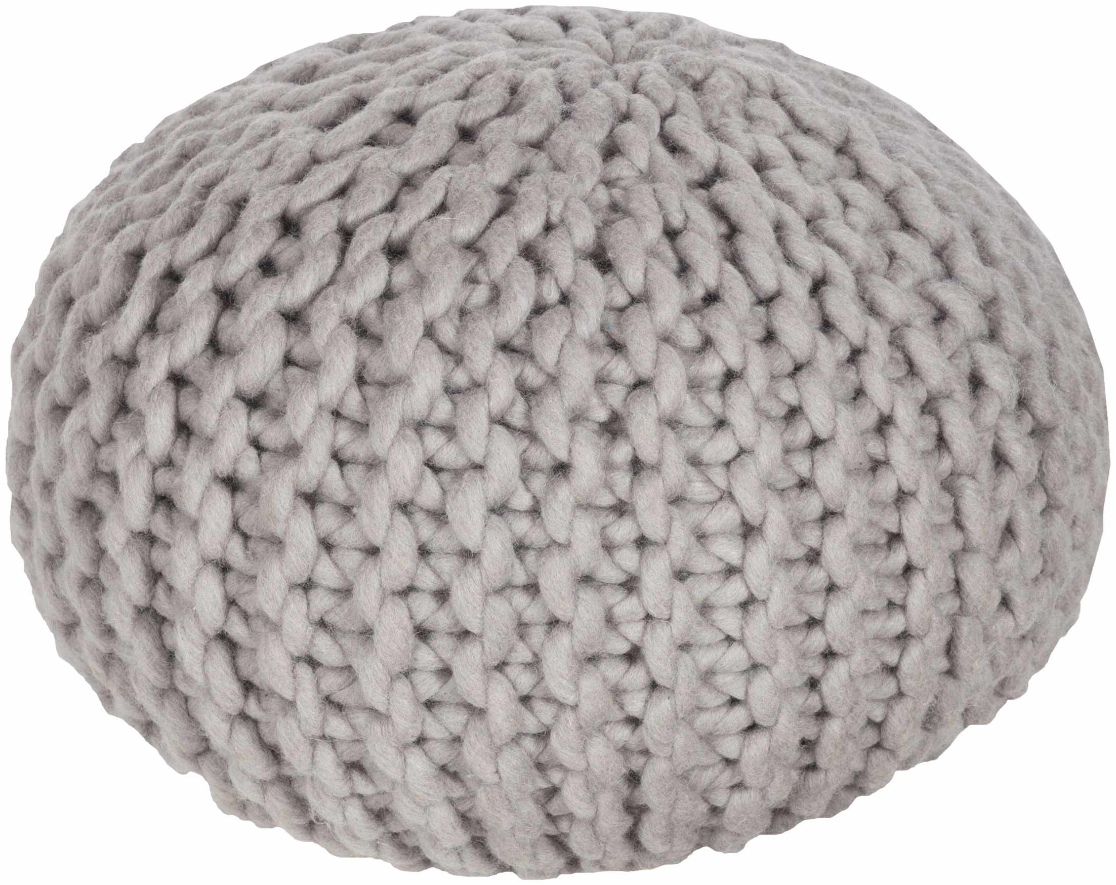 Temyasovo Wool Knitted Pouf-3