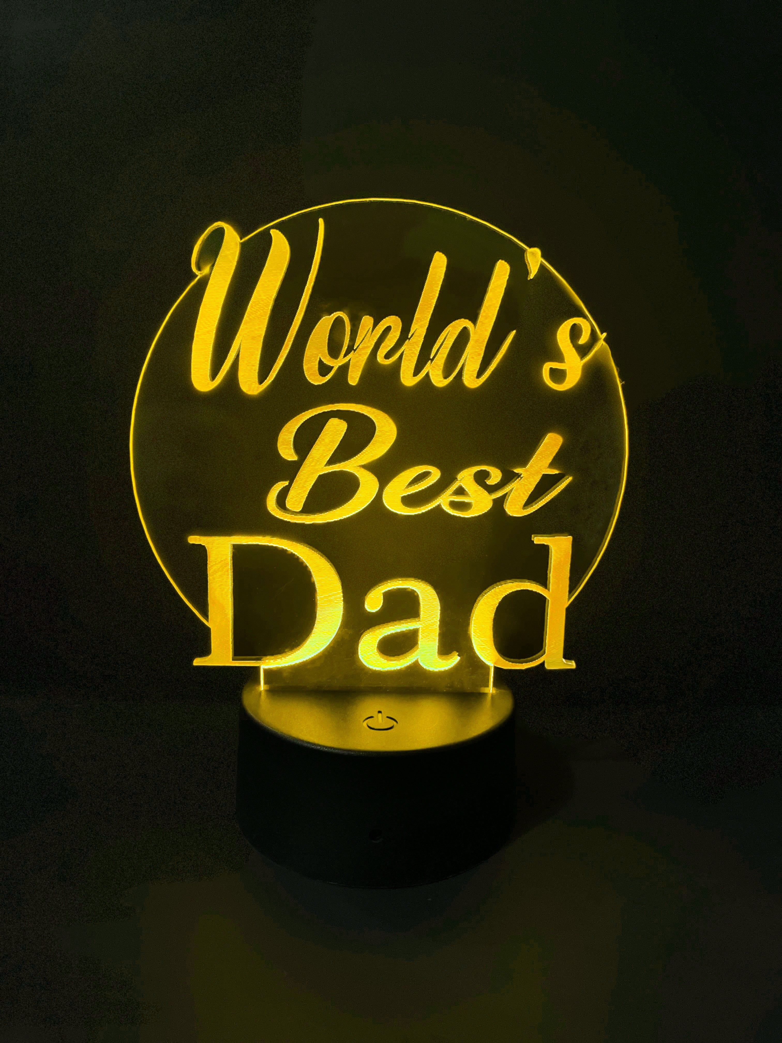 World's Best Dad Light-0