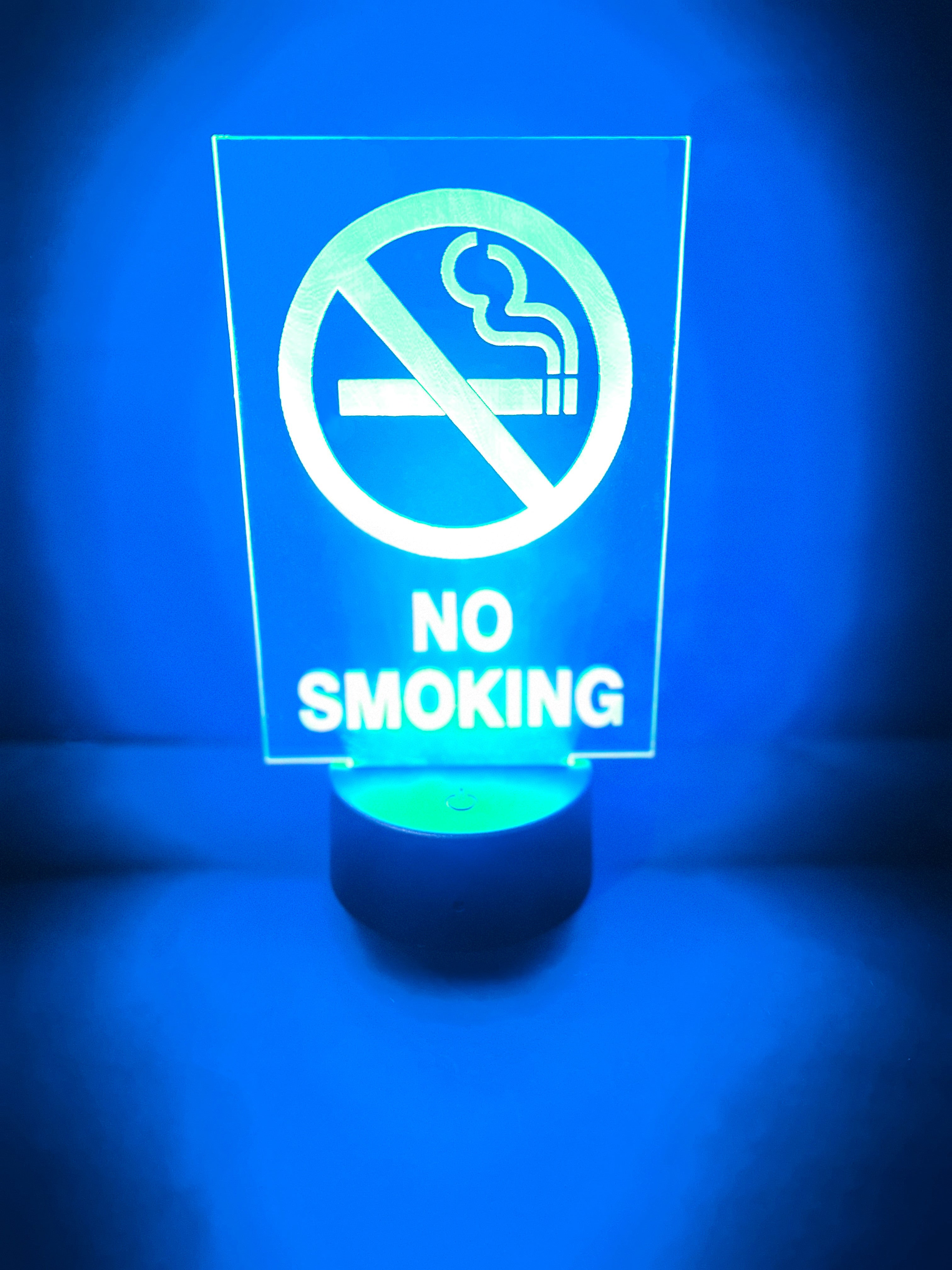 Illuminated No Smoking Sign-2