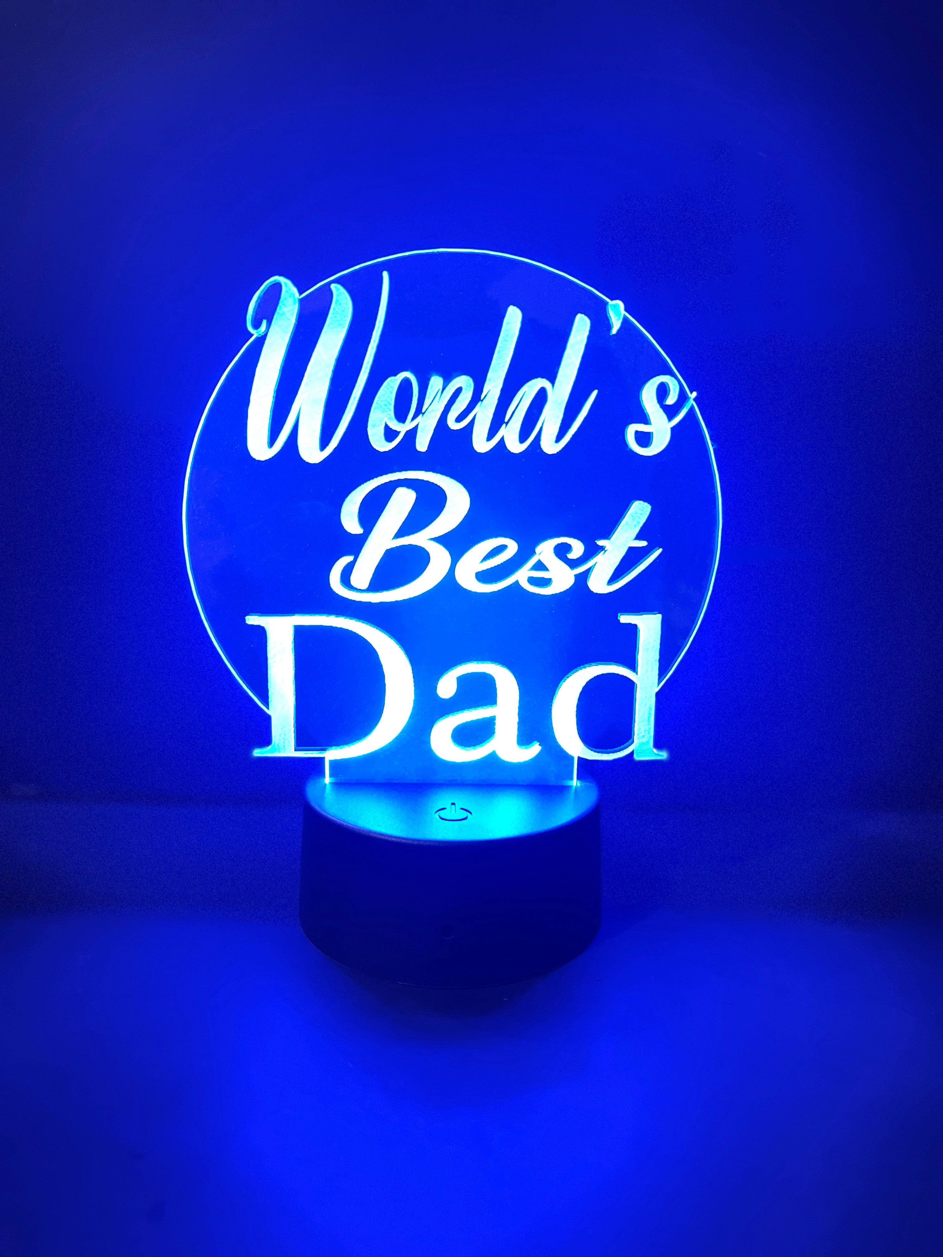 World's Best Dad Light-1