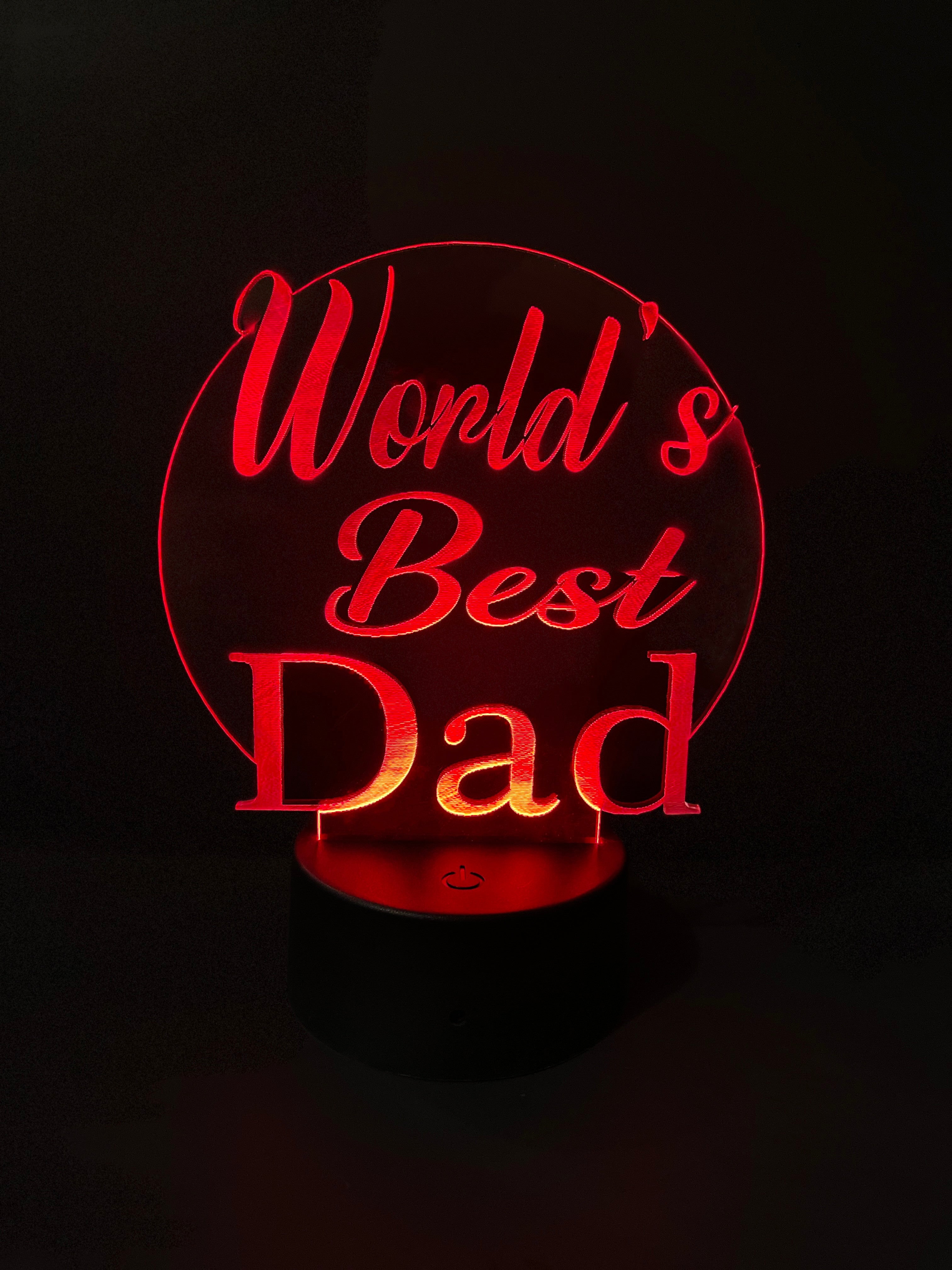 World's Best Dad Light-2