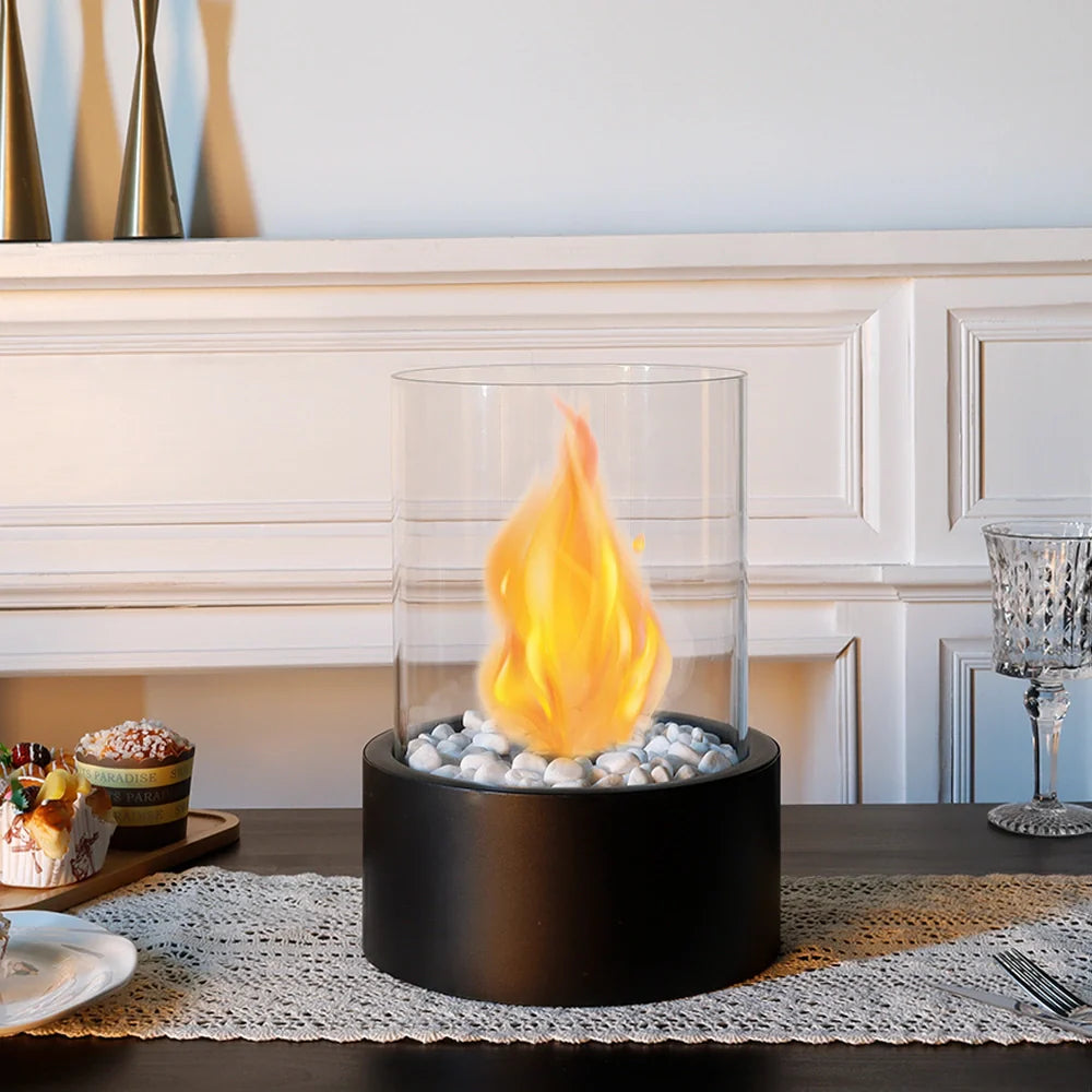 Extra Large Portable Tabletop Fire Bowl 22x28cm – Bio Ethanol Ventless Indoor/Outdoor-1