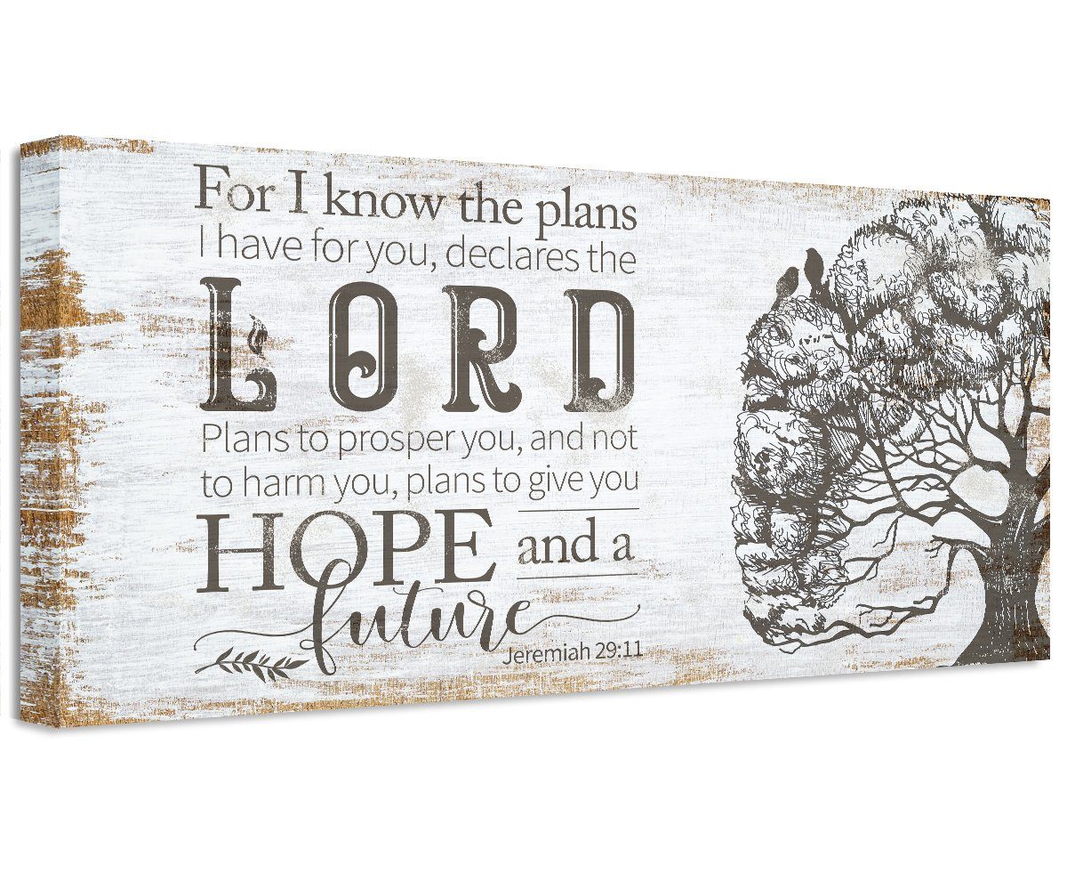 For I Know The Plans - Canvas