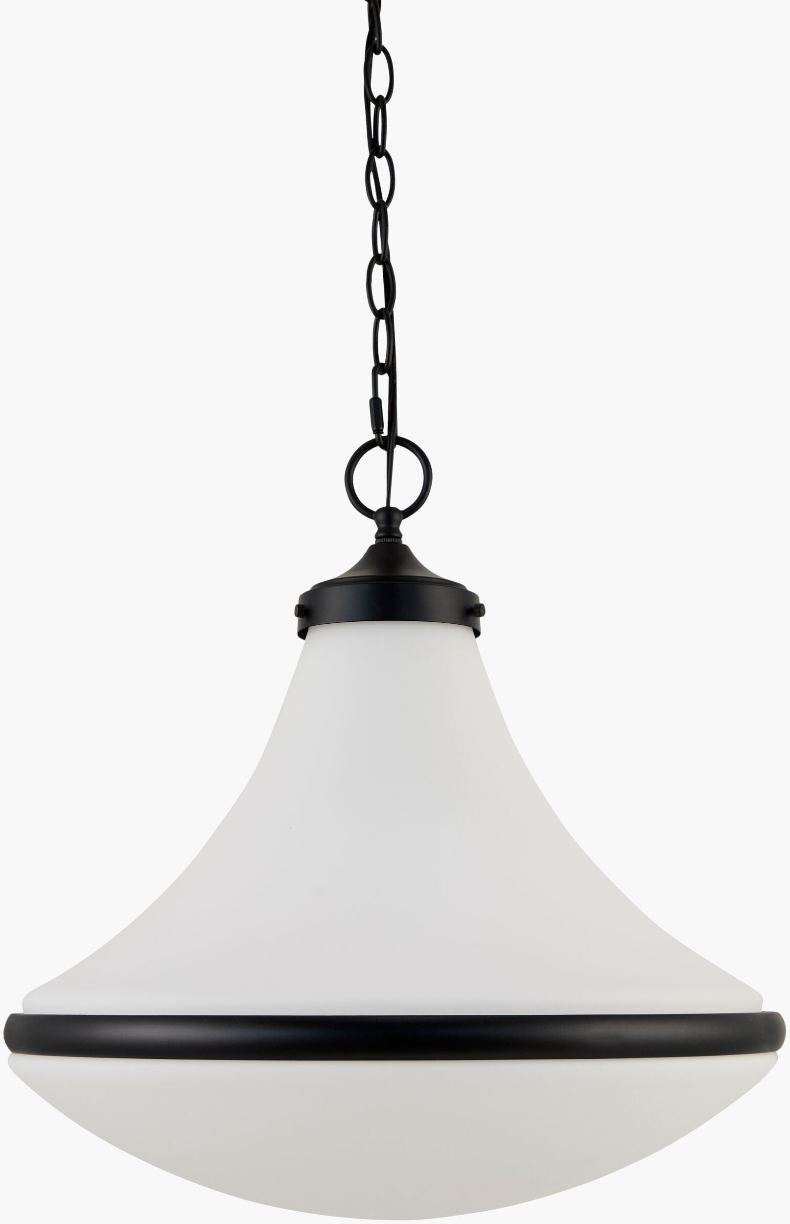 Soft Charcoal Modern Pendant Light with glass details for kitchen islands or dining areas-0