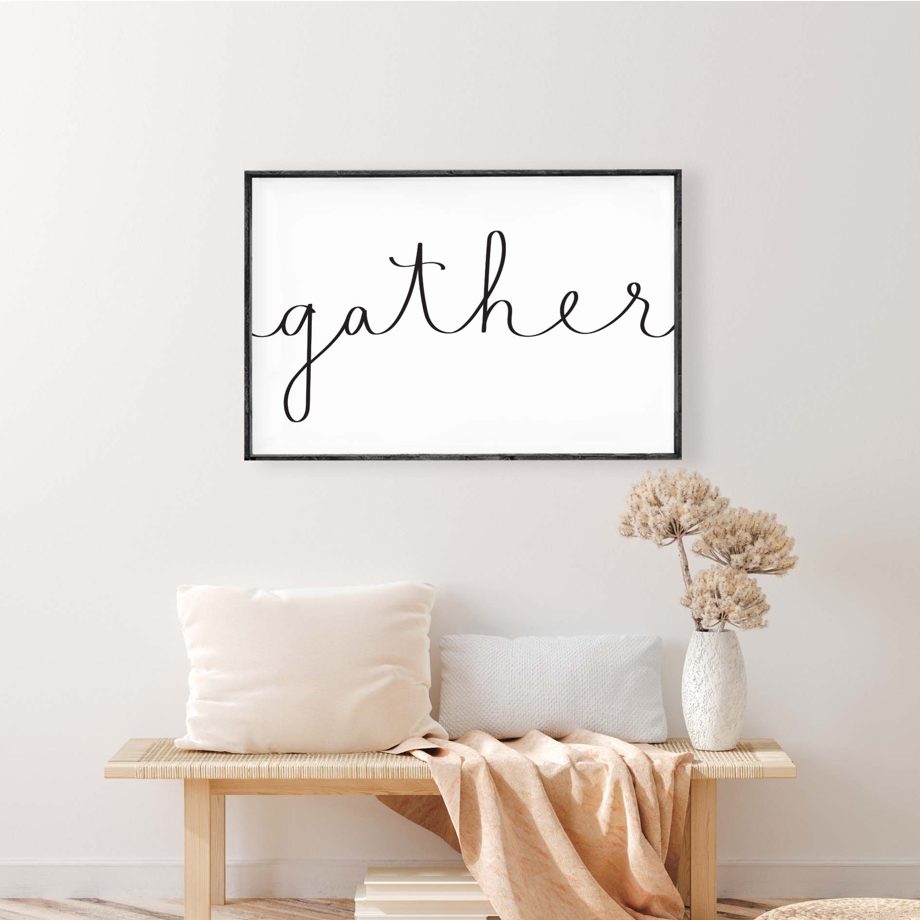 Gather Wood Sign *HD ORIGINAL*-1