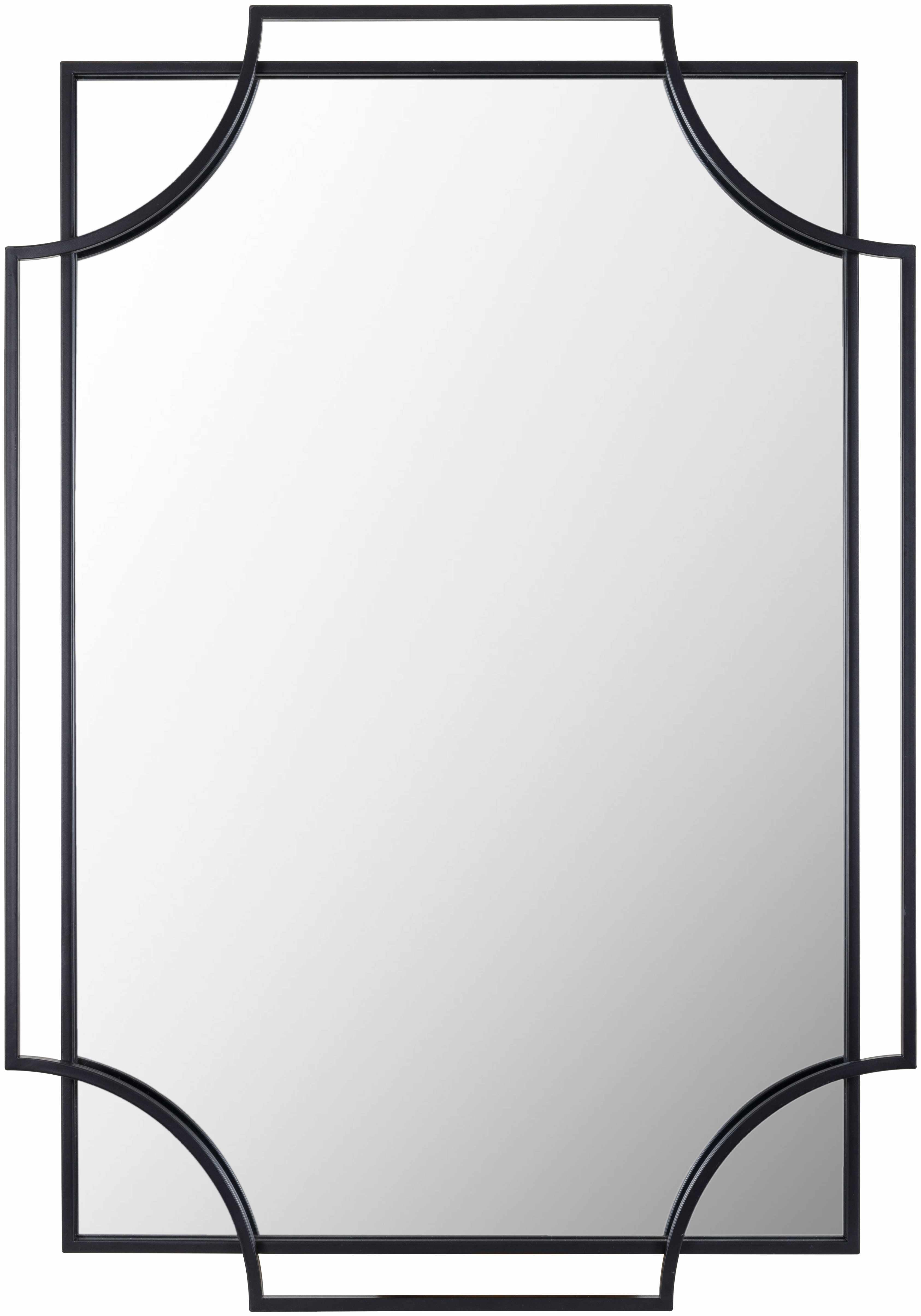 Golasecca Black Frame Mirror-0