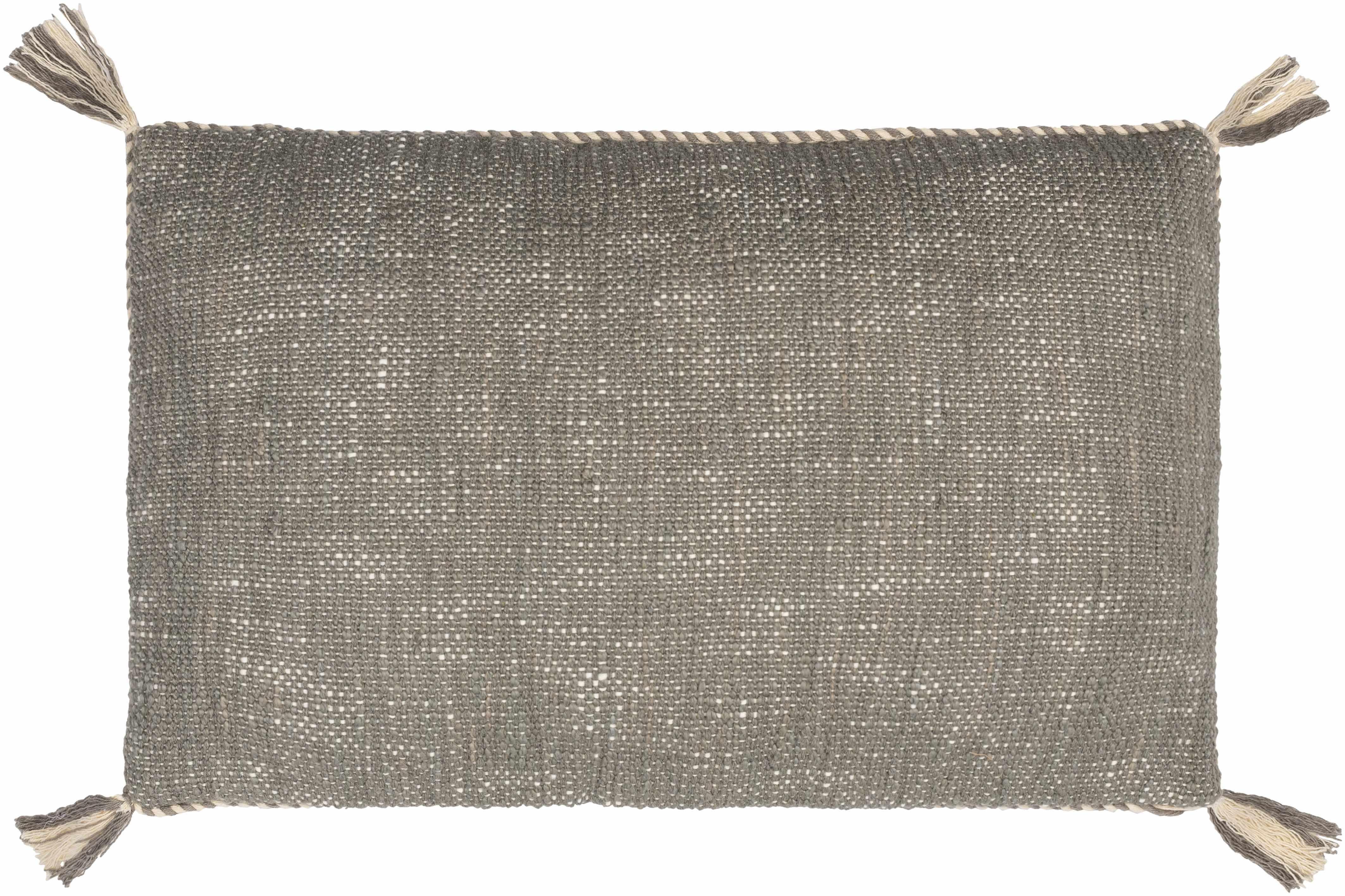Gebze Gray Square Throw Pillow - Clearance - PRHOMZ