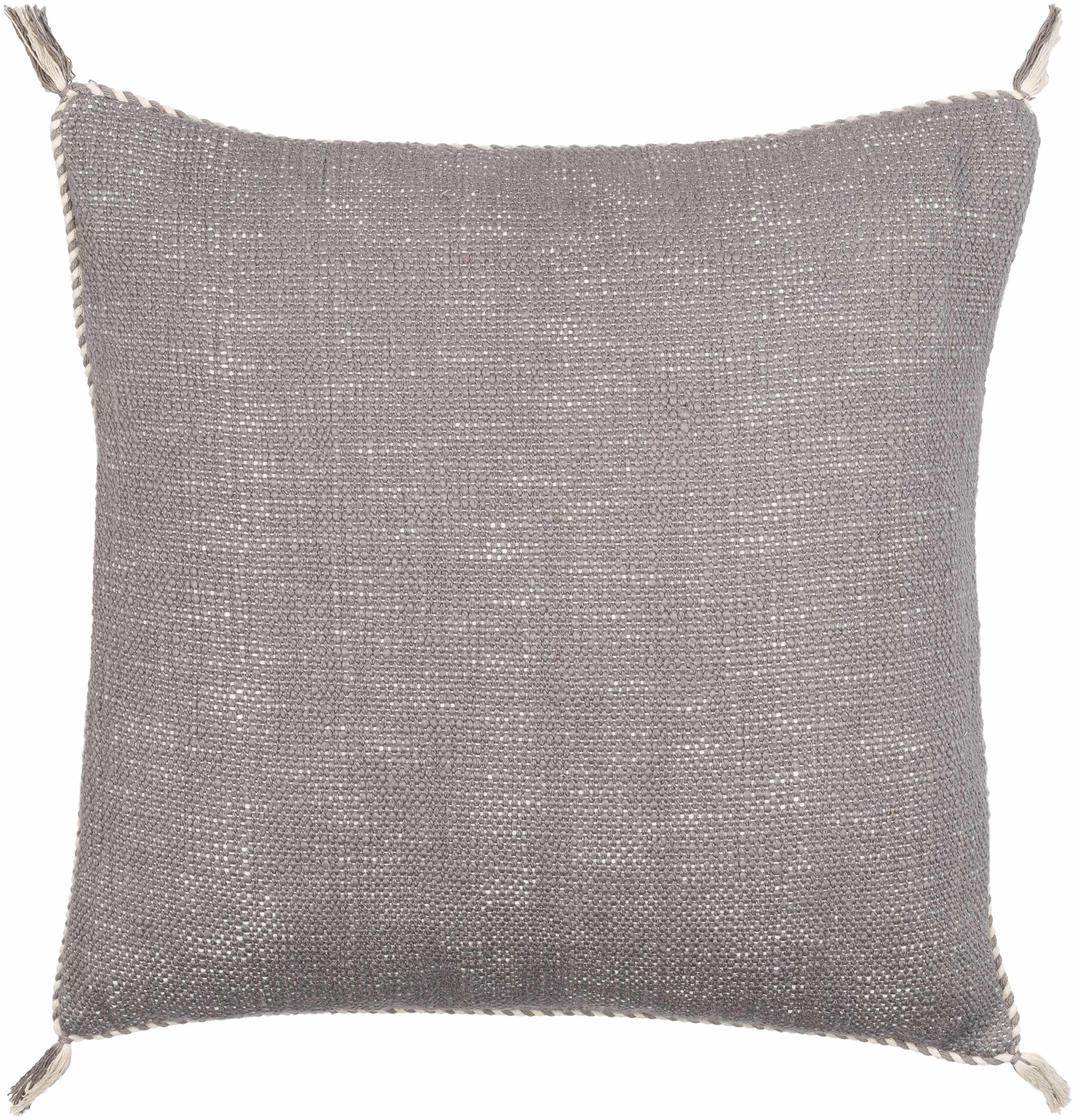Gebze Gray Square Throw Pillow - Clearance - PRHOMZ