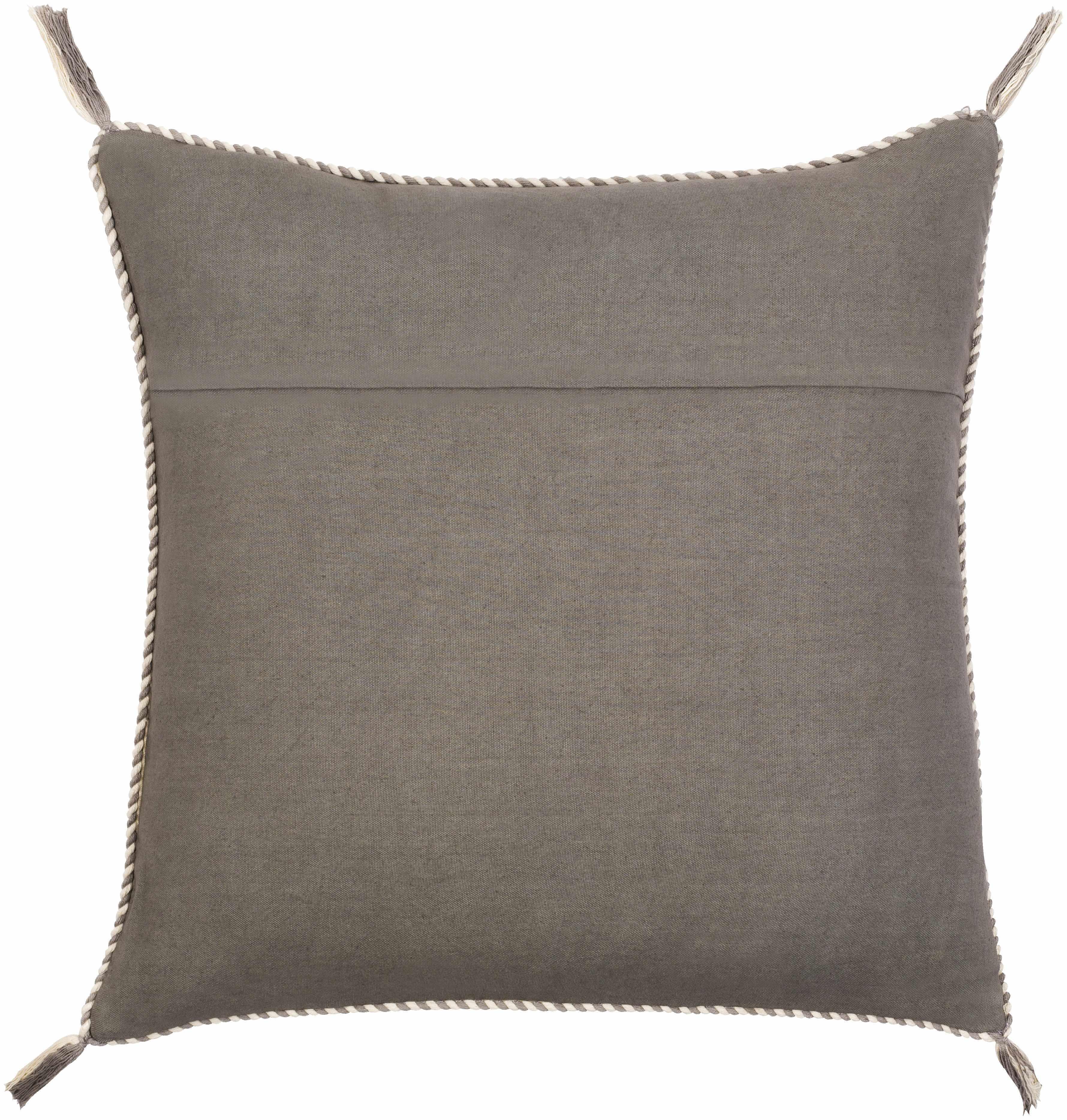 Gebze Gray Square Throw Pillow - Clearance - PRHOMZ