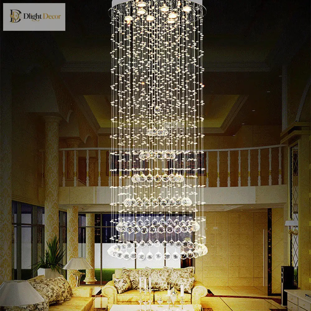 Georgia Crystal Chandelier | Modern Dining Room Lighting
