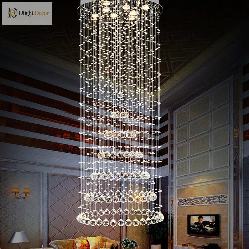 Georgia Crystal Chandelier | Modern Dining Room Lighting