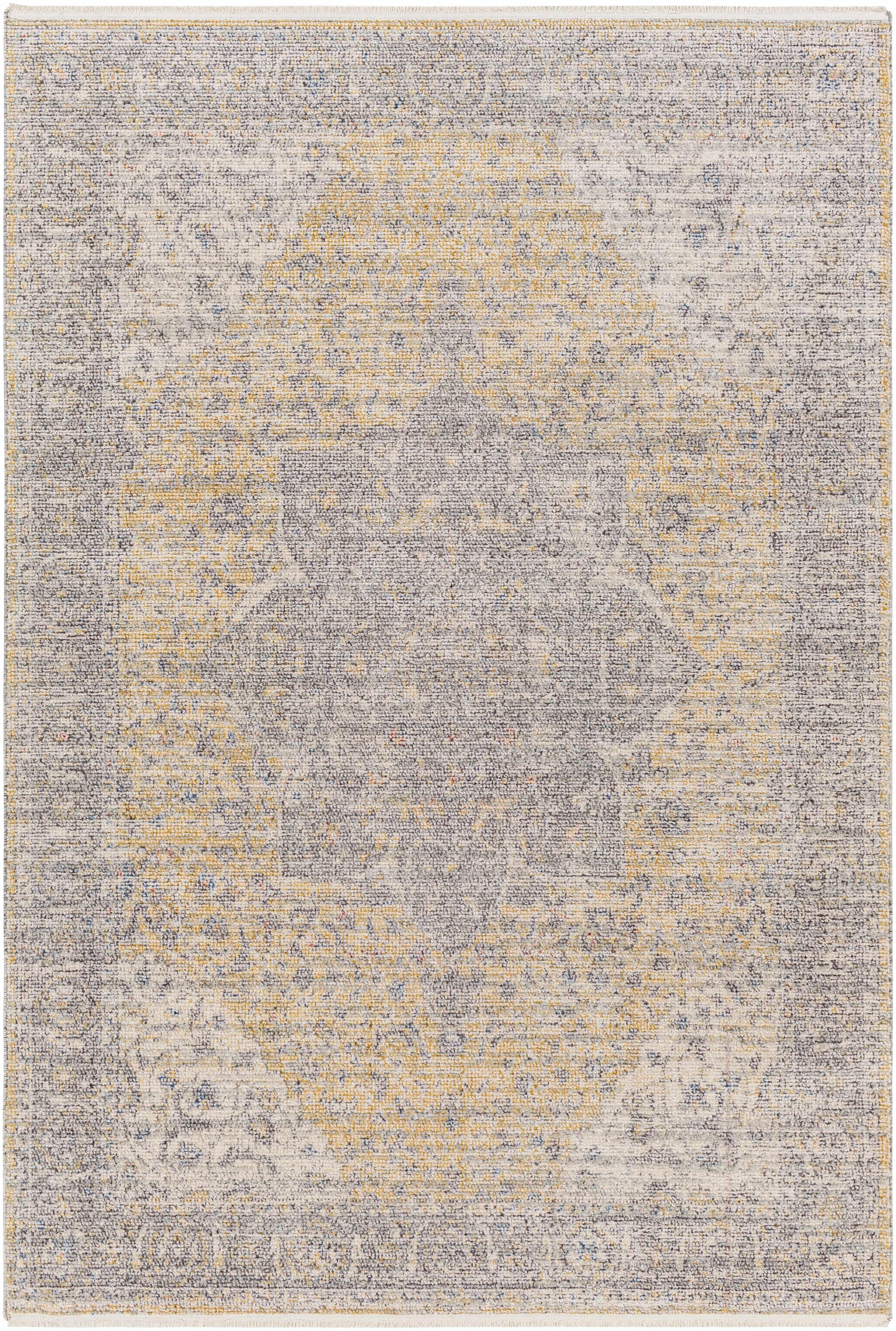 Misa Mustard & Gray Area Rug - Clearance - PRHOMZ