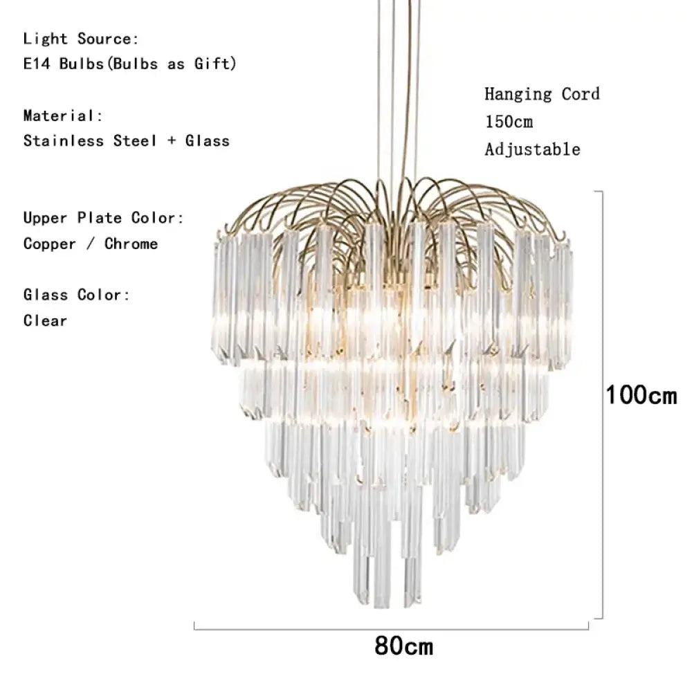 Gianna Crystal Chandelier | Hallway & Entry Home Lighting