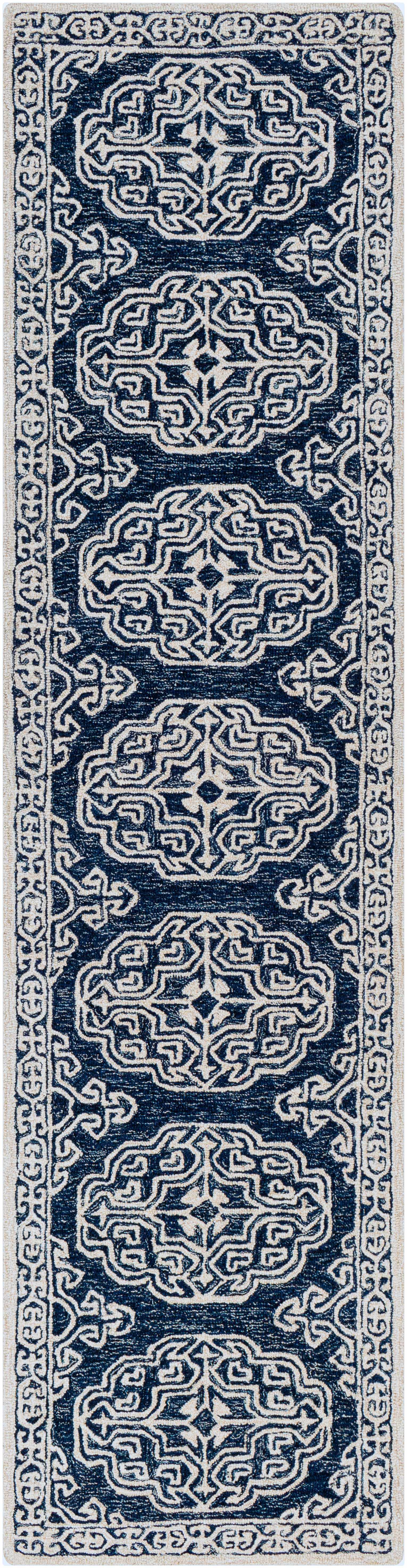 Glenoma Blue Regency Wool Rug-6