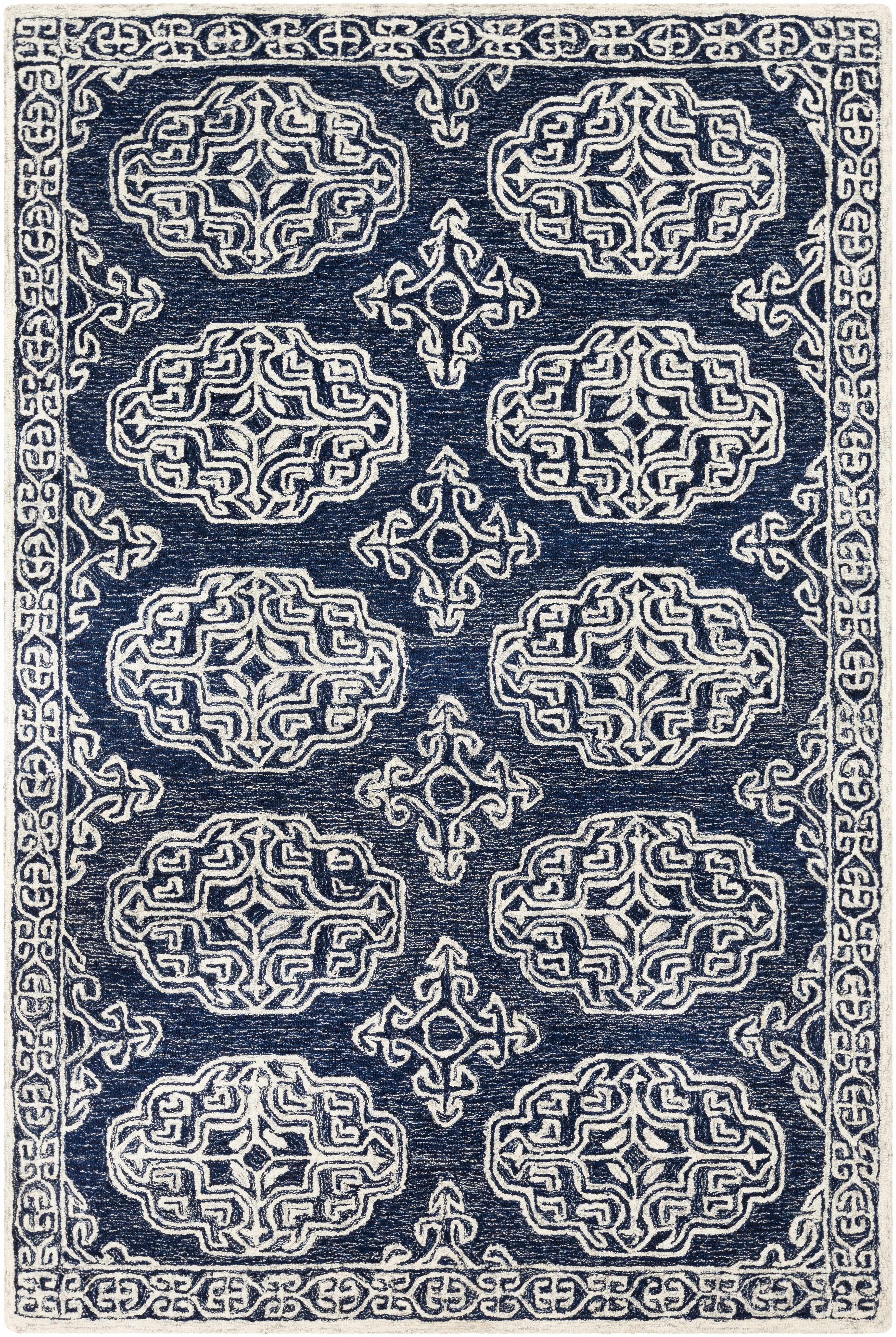 Glenoma Blue Regency Wool Rug-8