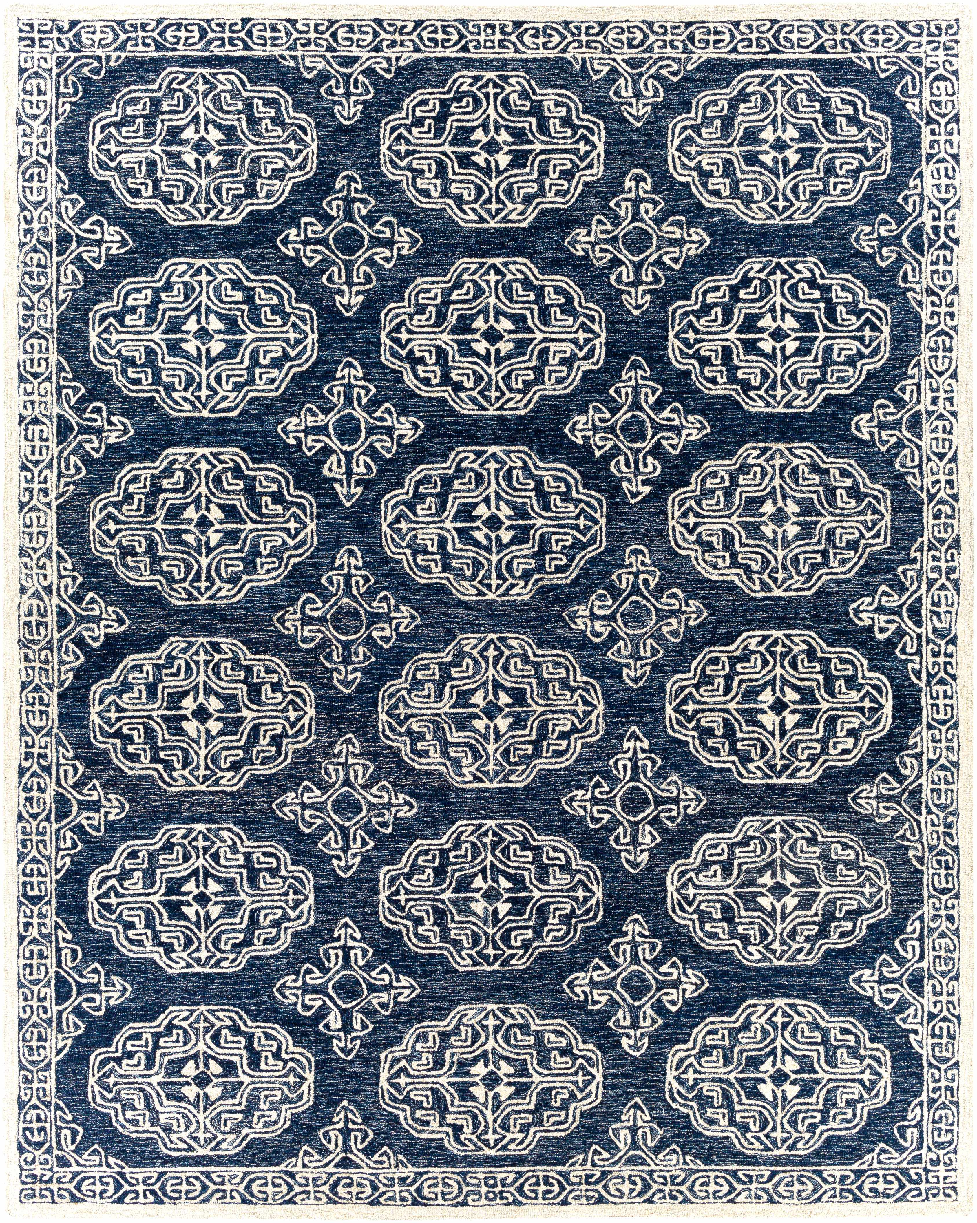 Glenoma Blue Regency Wool Rug-9