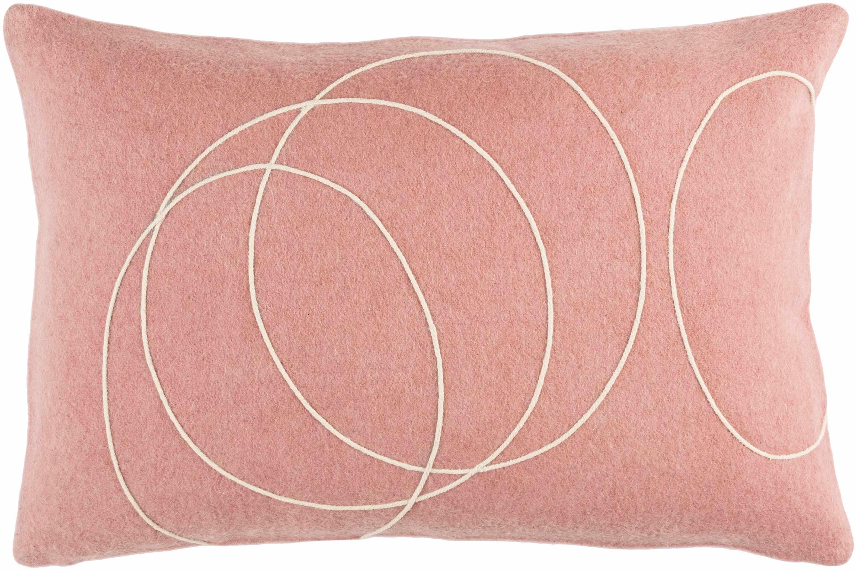 Glenorchy Blush Pink Swirl Accent Pillow - Clearance - PRHOMZ
